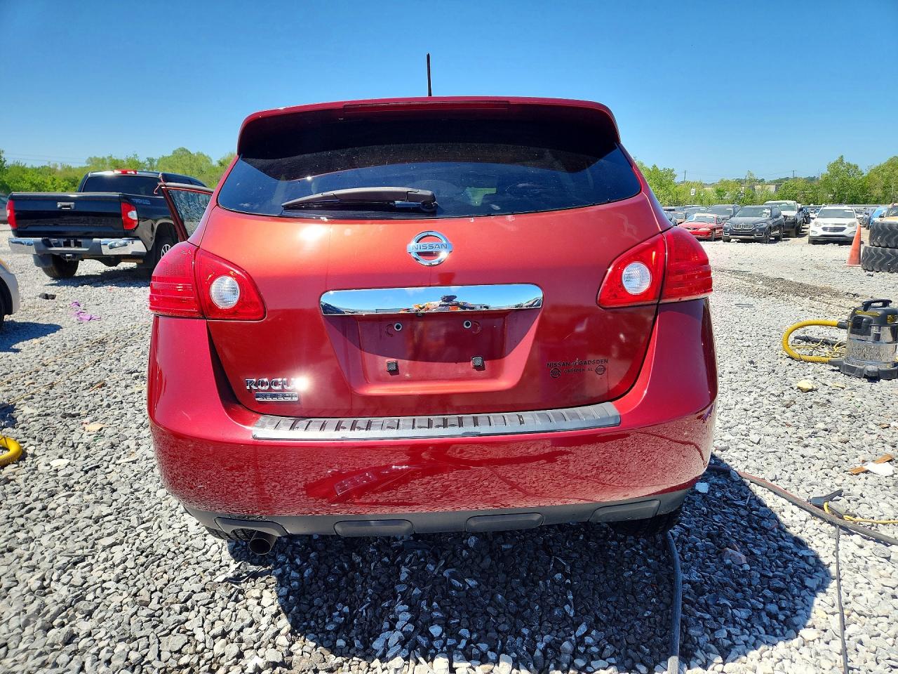2015 Nissan Rogue Select S Бордовый vin: JN8AS5MT7FW661003