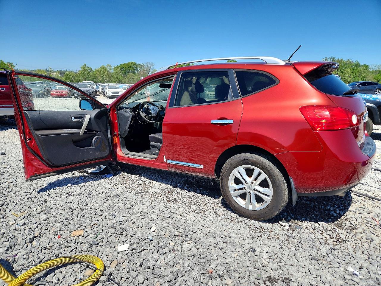 2015 Nissan Rogue Select S Бордовый vin: JN8AS5MT7FW661003