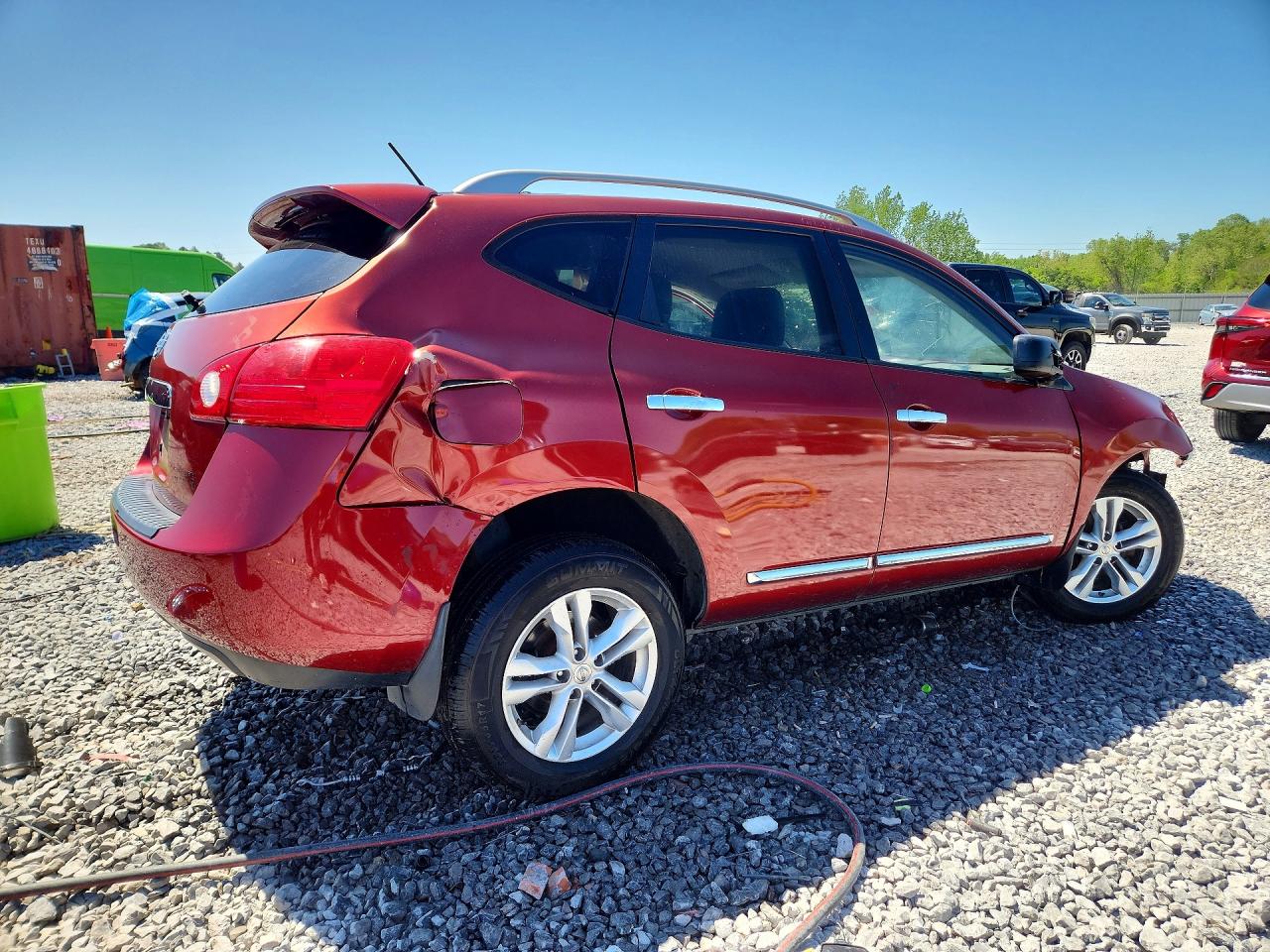 2015 Nissan Rogue Select S Бордовый vin: JN8AS5MT7FW661003