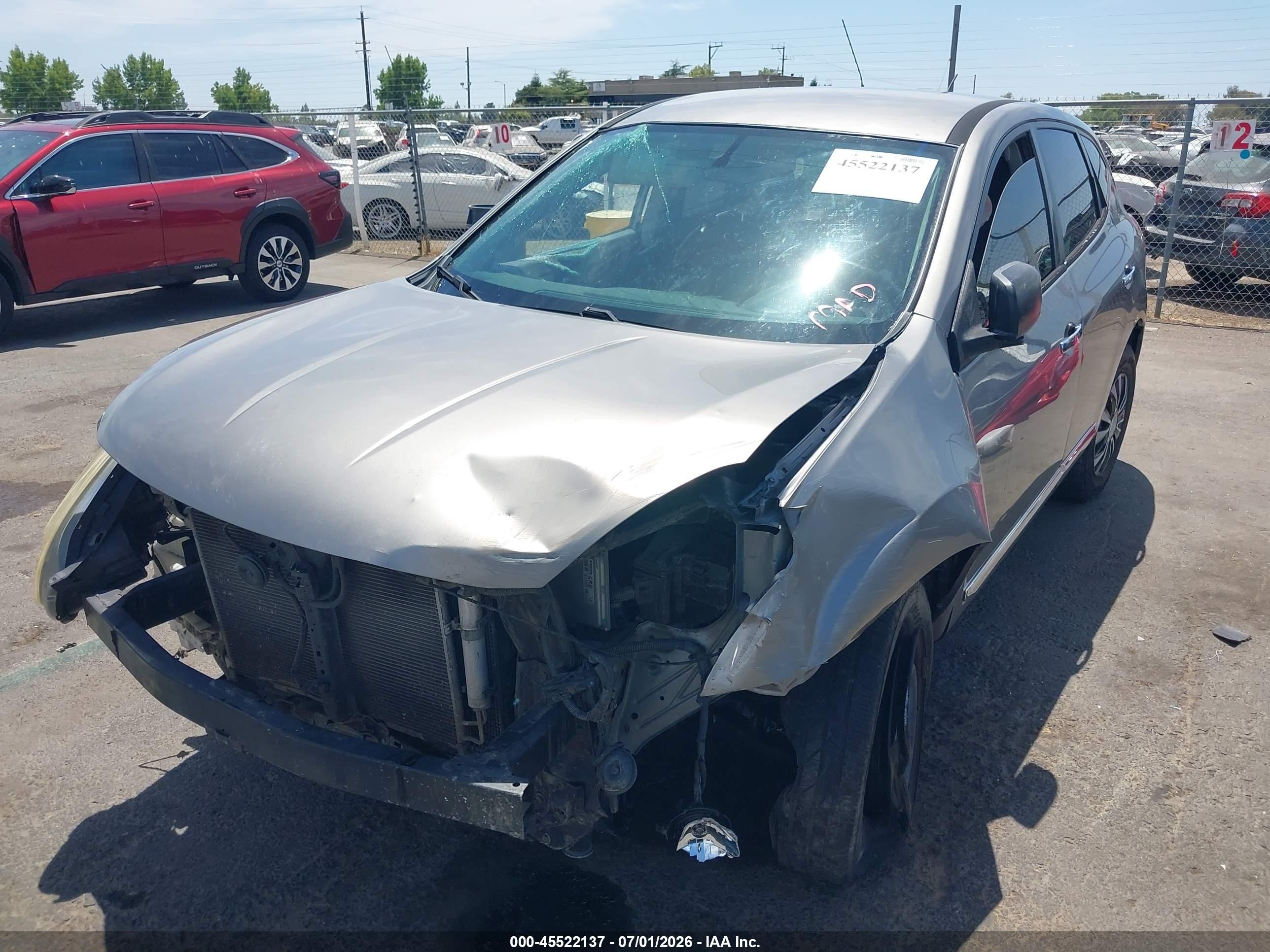 2015 Nissan Rogue Select S Gray vin: JN8AS5MT7FW664693