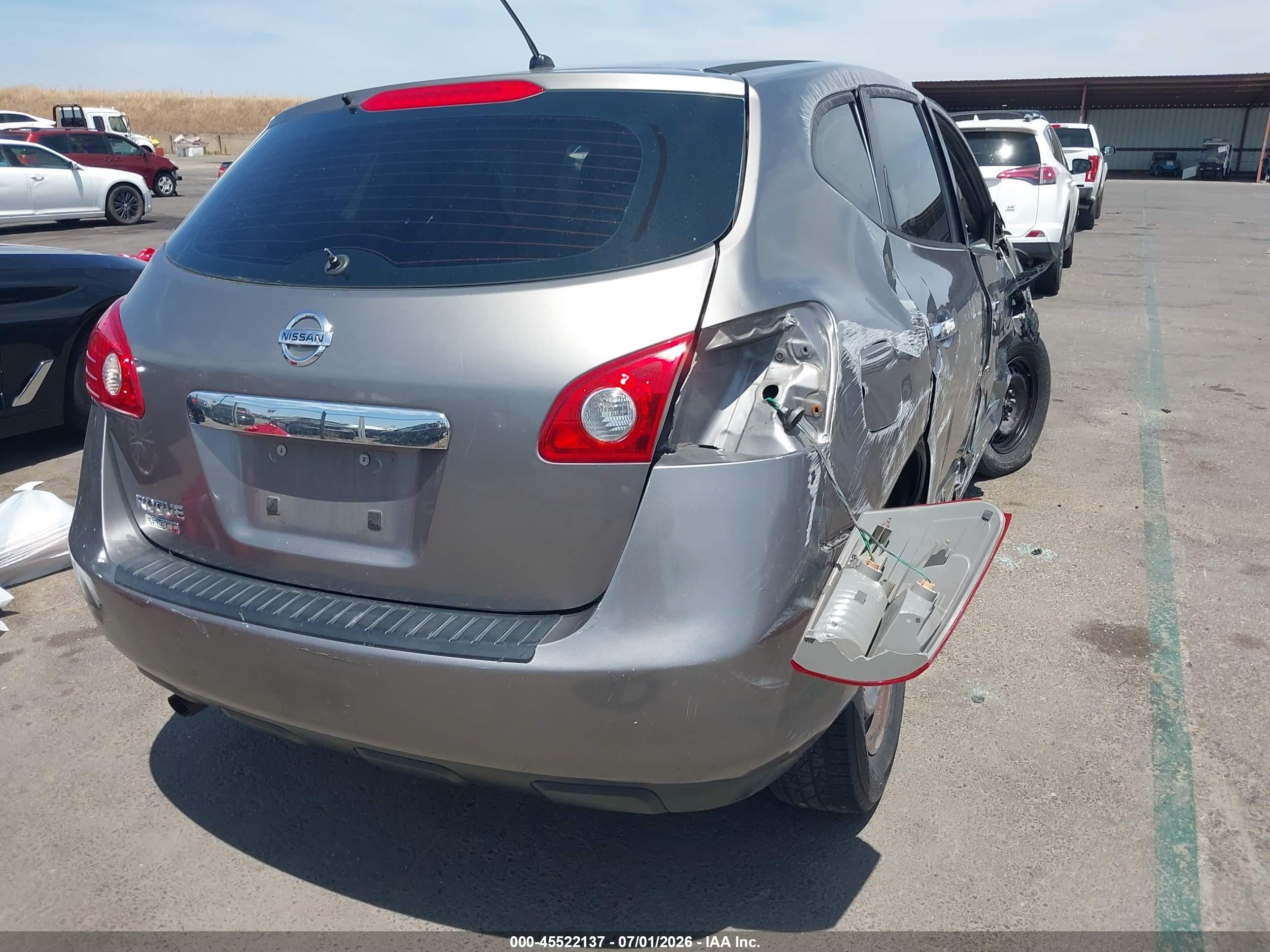 2015 Nissan Rogue Select S Gray vin: JN8AS5MT7FW664693