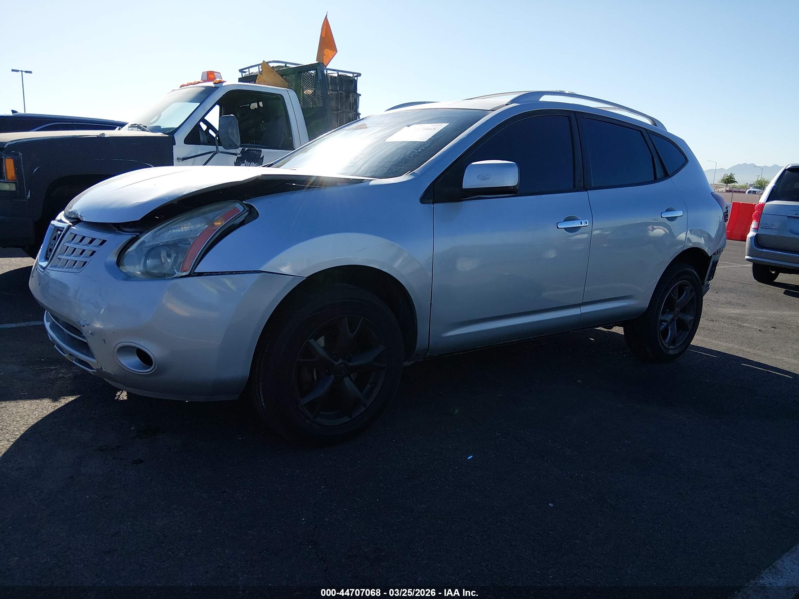 2010 Nissan Rogue Sl White vin: JN8AS5MT8AW005126