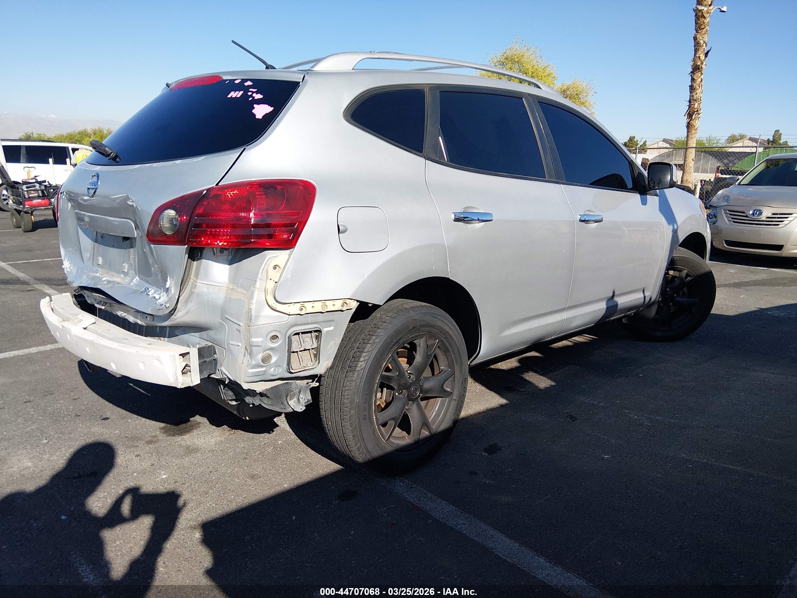 2010 Nissan Rogue Sl White vin: JN8AS5MT8AW005126