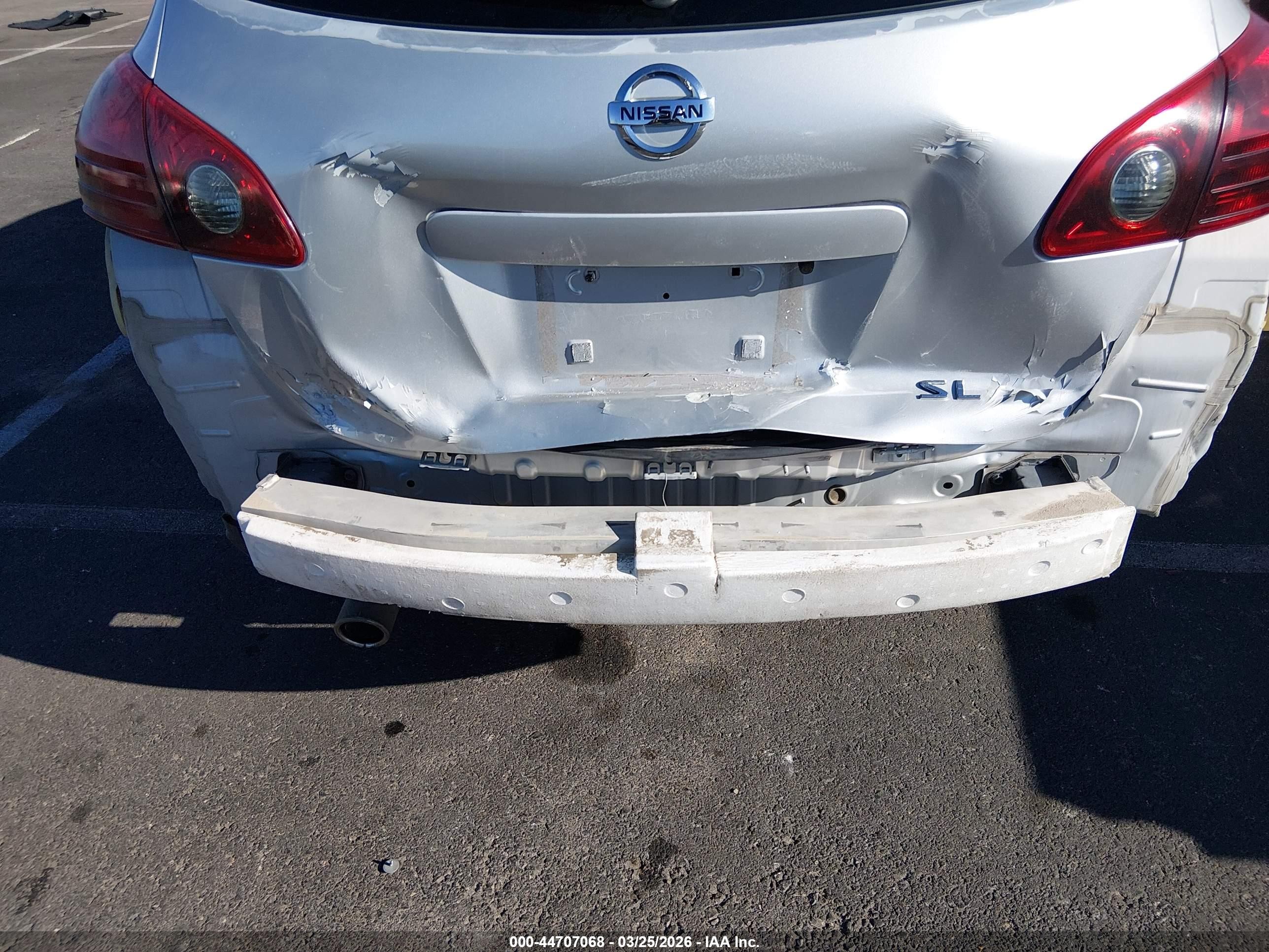 2010 Nissan Rogue Sl White vin: JN8AS5MT8AW005126