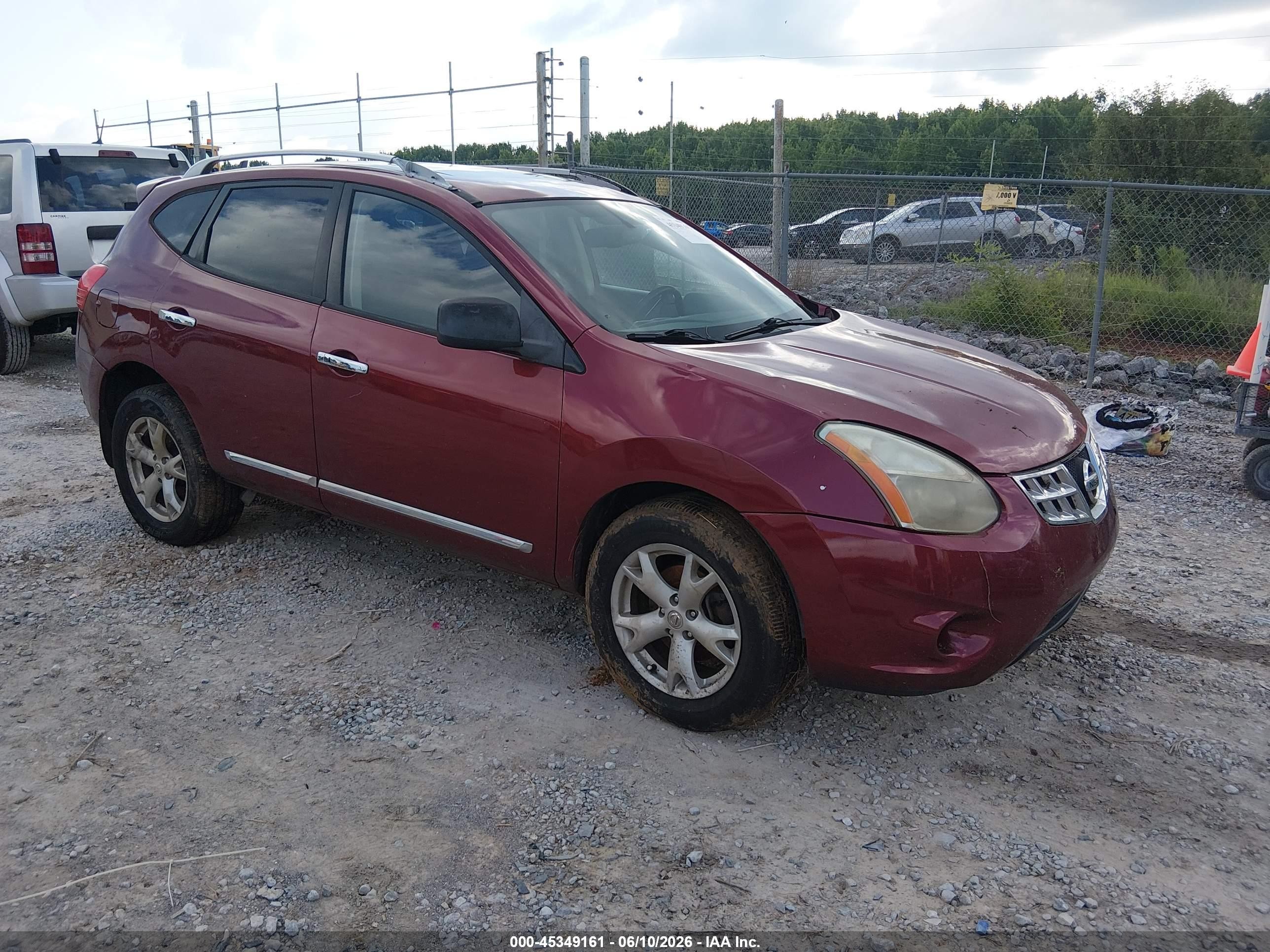 2011 Nissan Rogue Sv Red vin: JN8AS5MT8BW154489