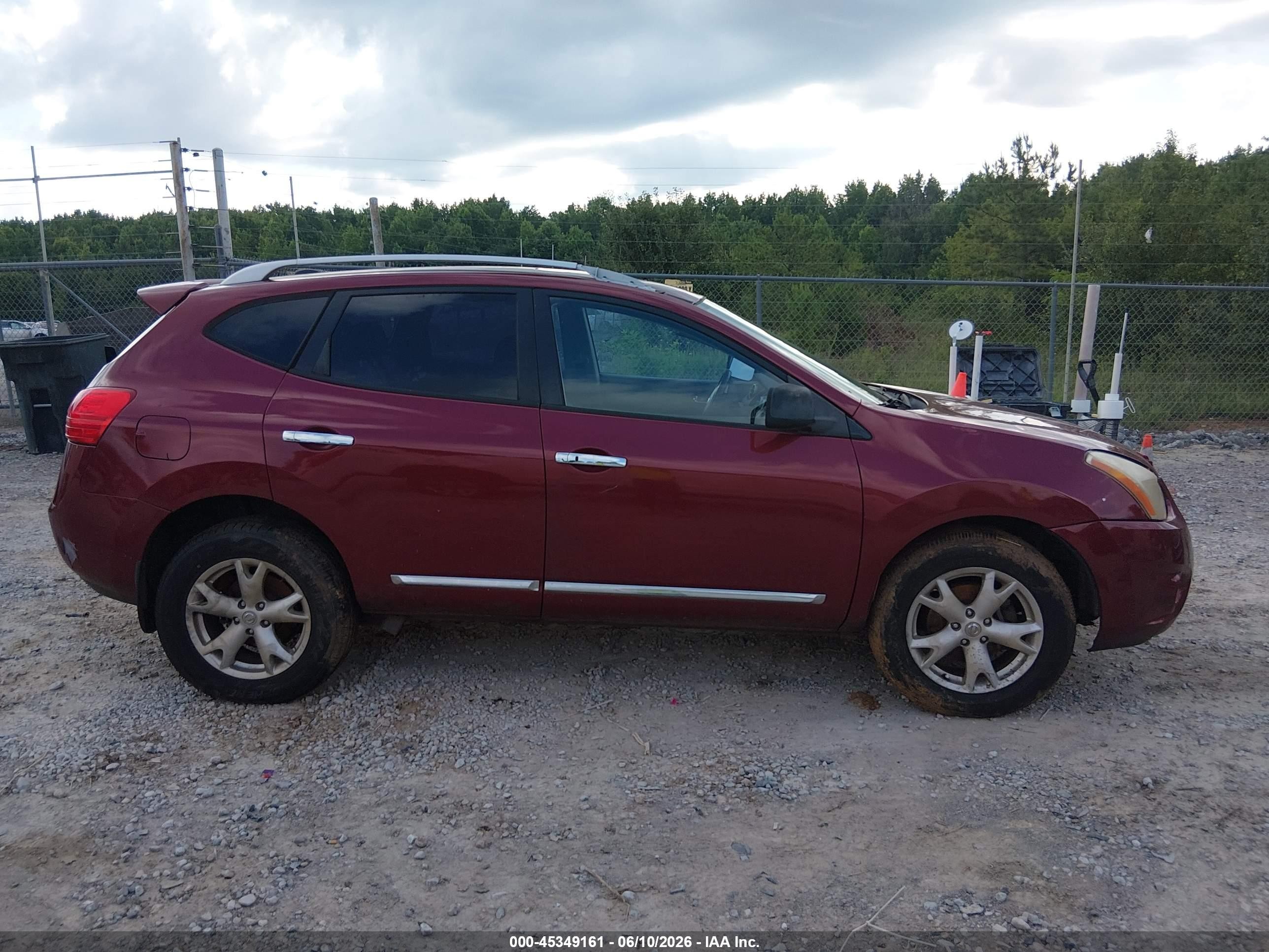 2011 Nissan Rogue Sv Красный vin: JN8AS5MT8BW154489