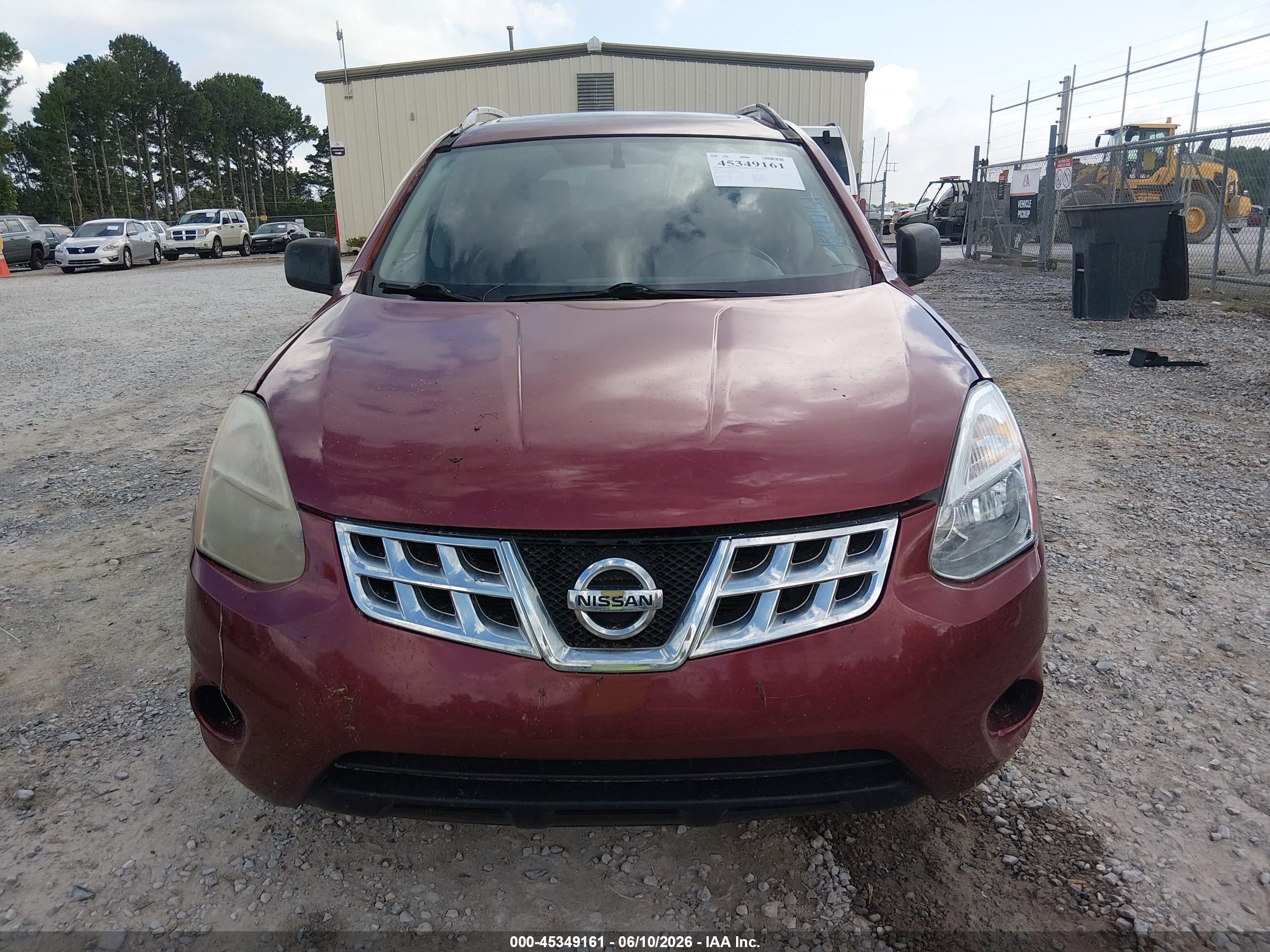2011 Nissan Rogue Sv Красный vin: JN8AS5MT8BW154489