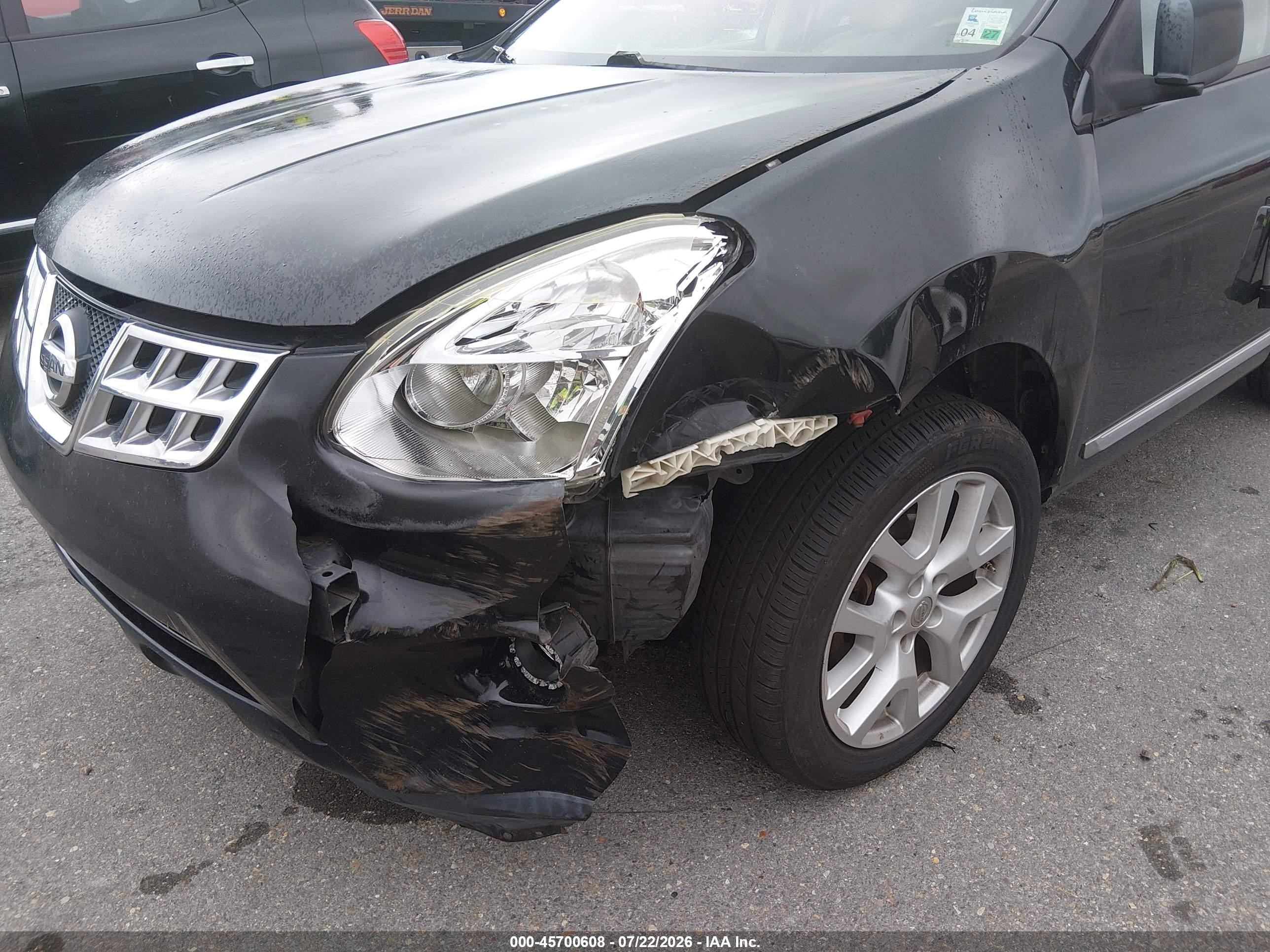 2011 Nissan Rogue Sv Черный vin: JN8AS5MT8BW157909
