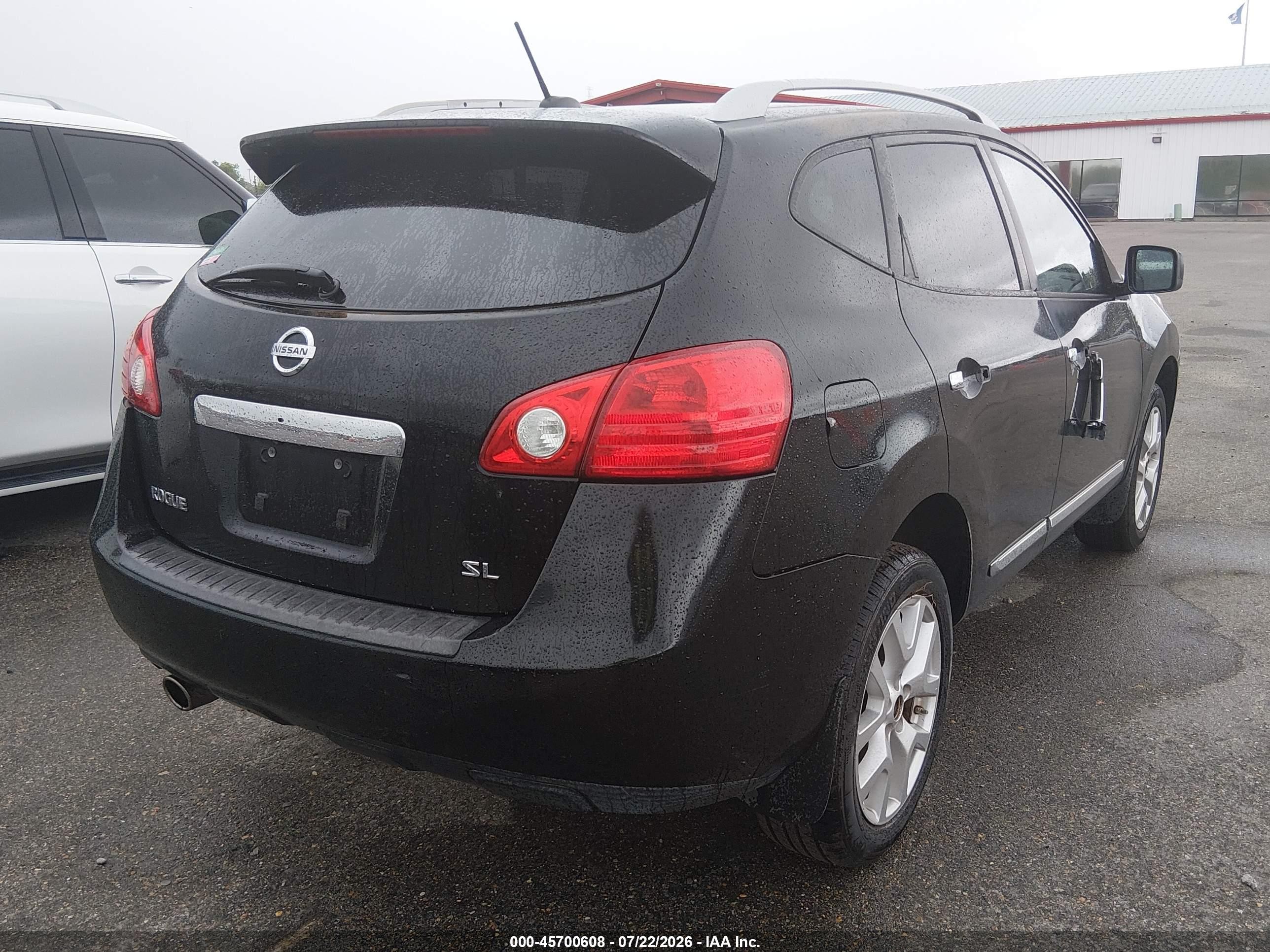 2011 Nissan Rogue Sv Черный vin: JN8AS5MT8BW157909