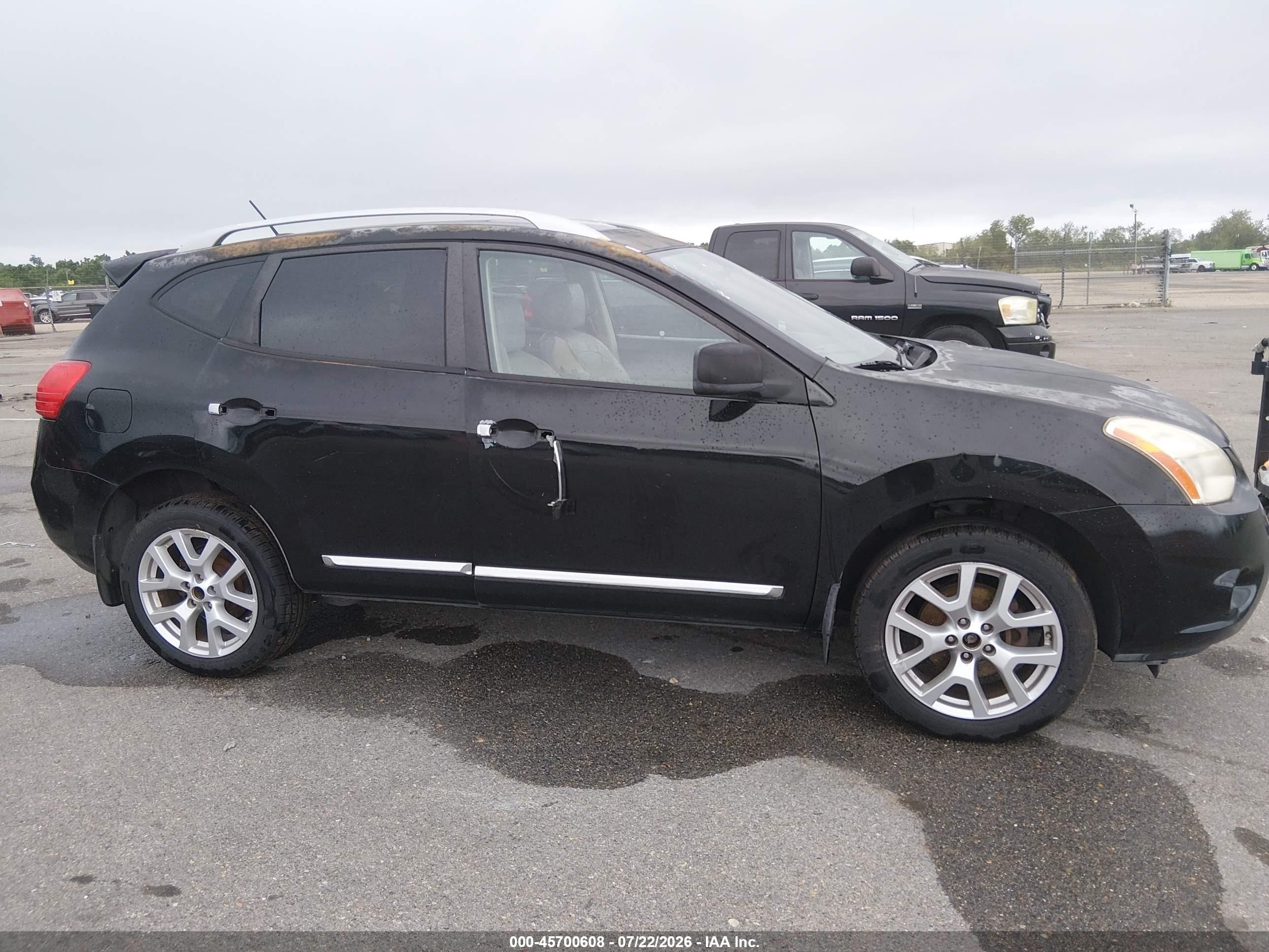 2011 Nissan Rogue Sv Черный vin: JN8AS5MT8BW157909