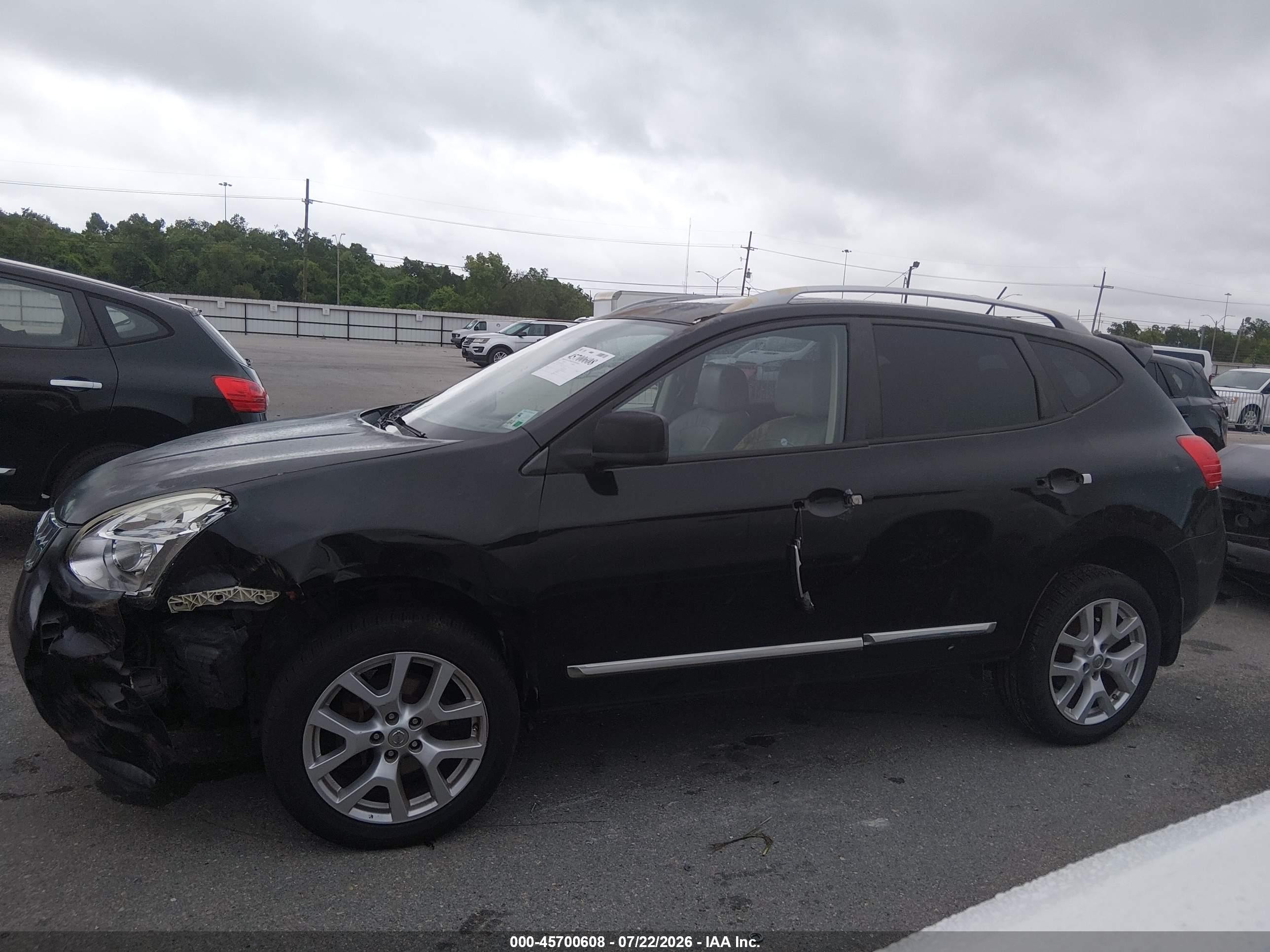 2011 Nissan Rogue Sv Черный vin: JN8AS5MT8BW157909