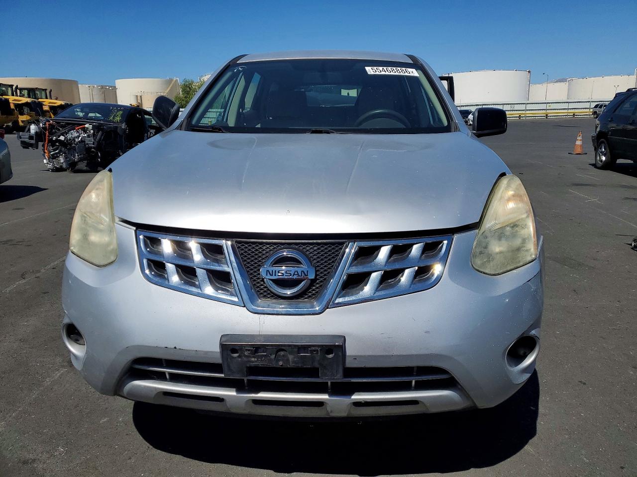 2011 Nissan Rogue S Silver vin: JN8AS5MT8BW165167