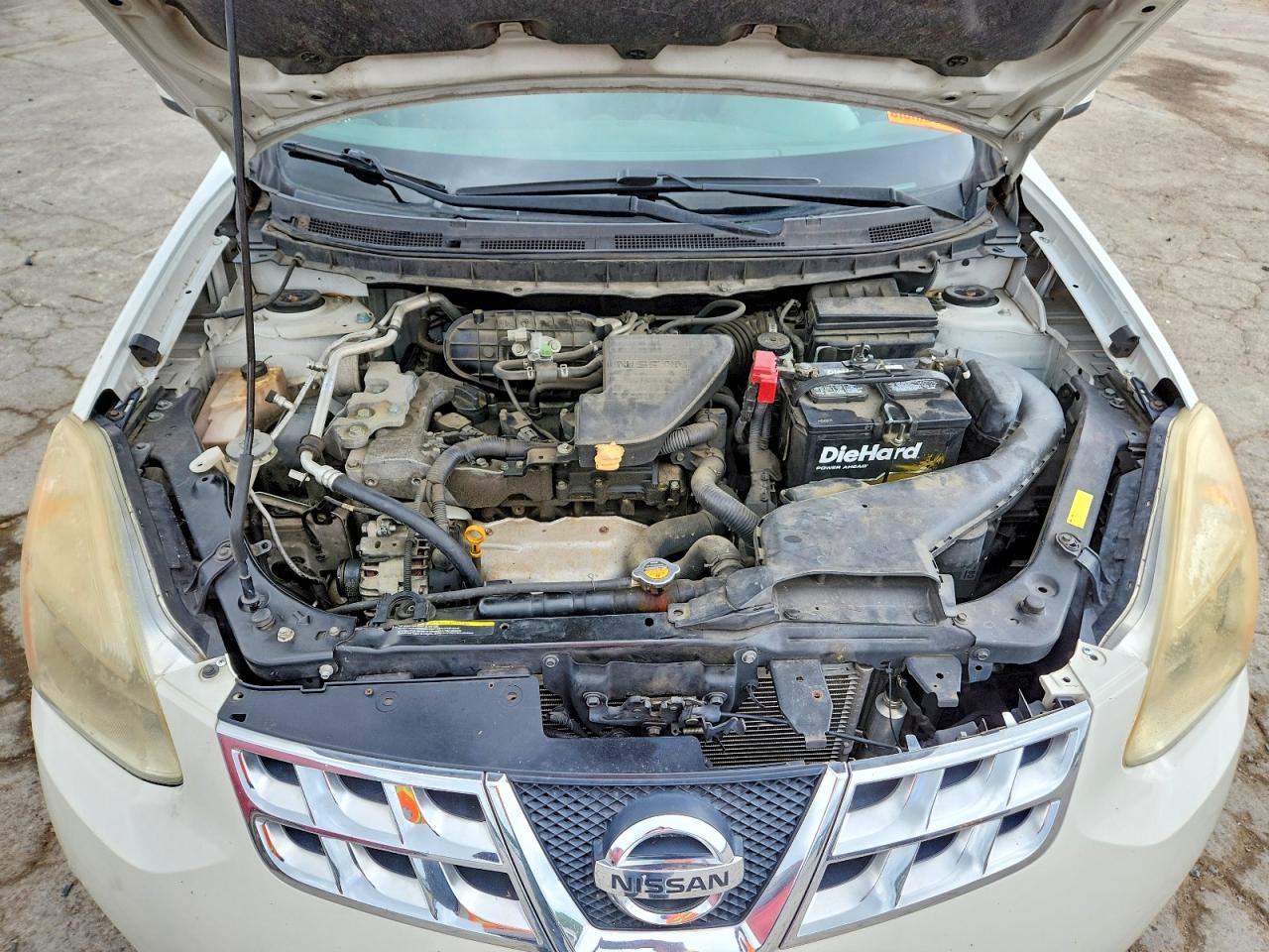 2011 Nissan Rogue S White vin: JN8AS5MT8BW168571