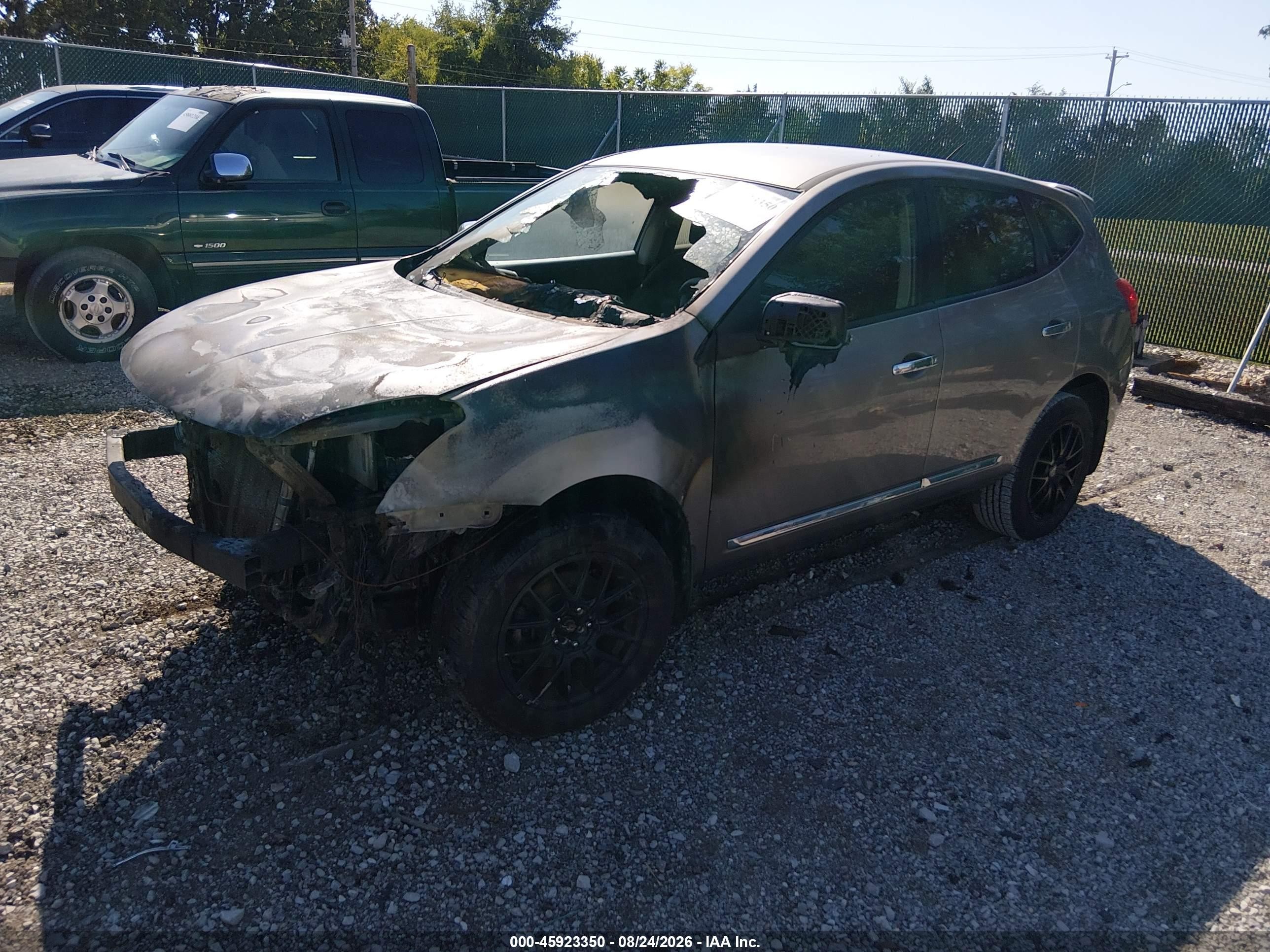 2011 Nissan Rogue S Серый vin: JN8AS5MT8BW168666