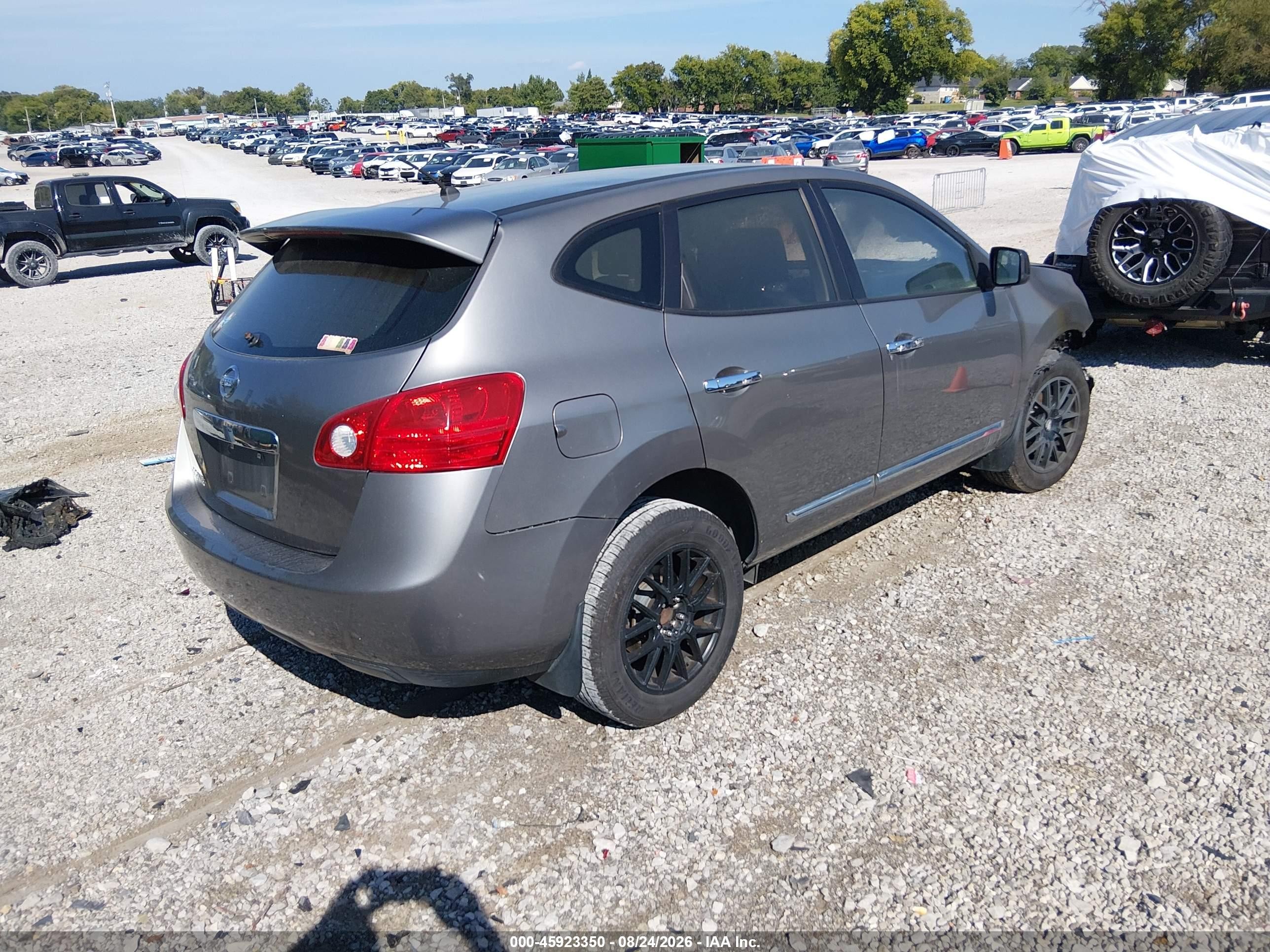 2011 Nissan Rogue S Серый vin: JN8AS5MT8BW168666