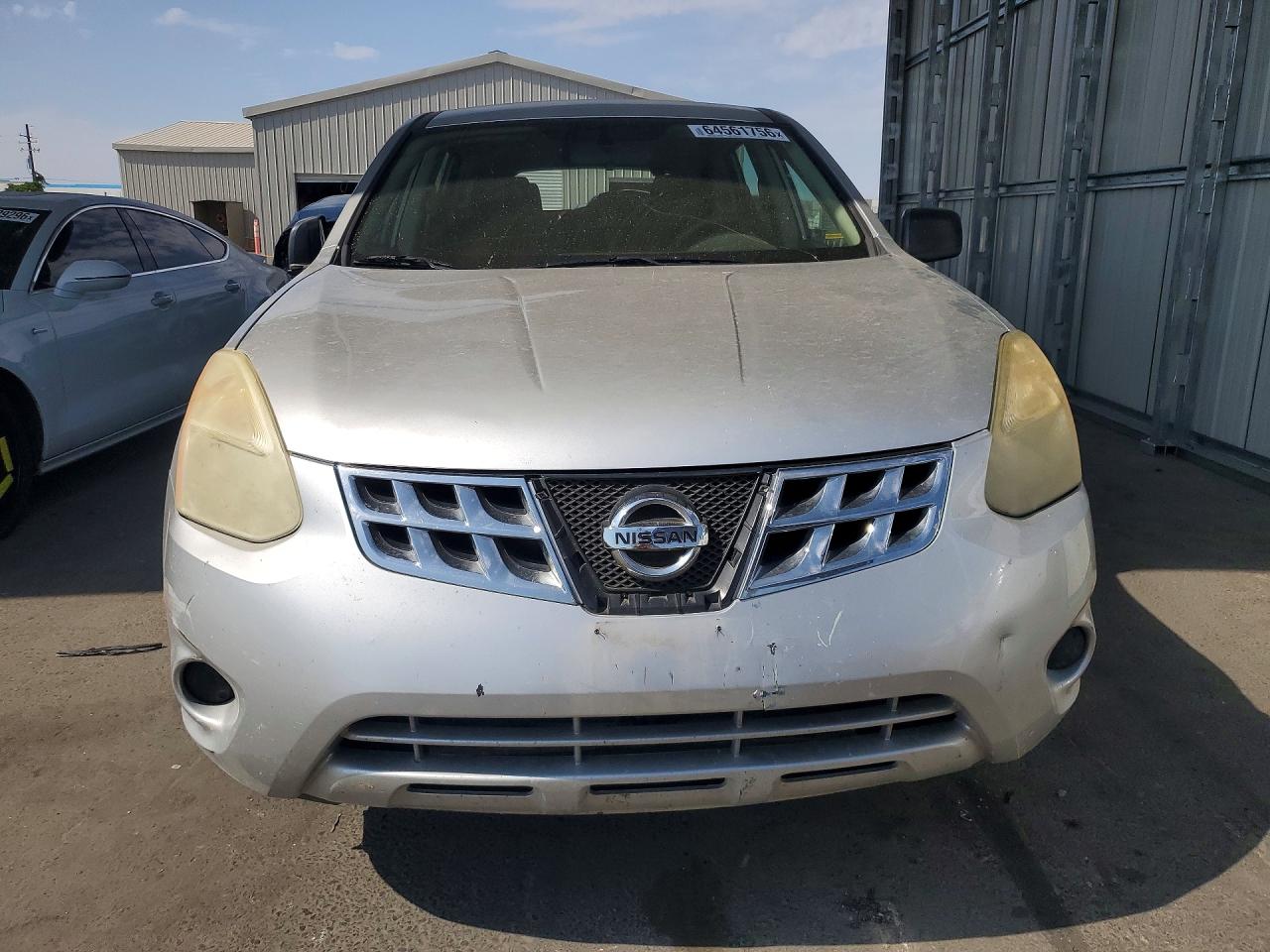 2011 Nissan Rogue S Silver vin: JN8AS5MT8BW170479