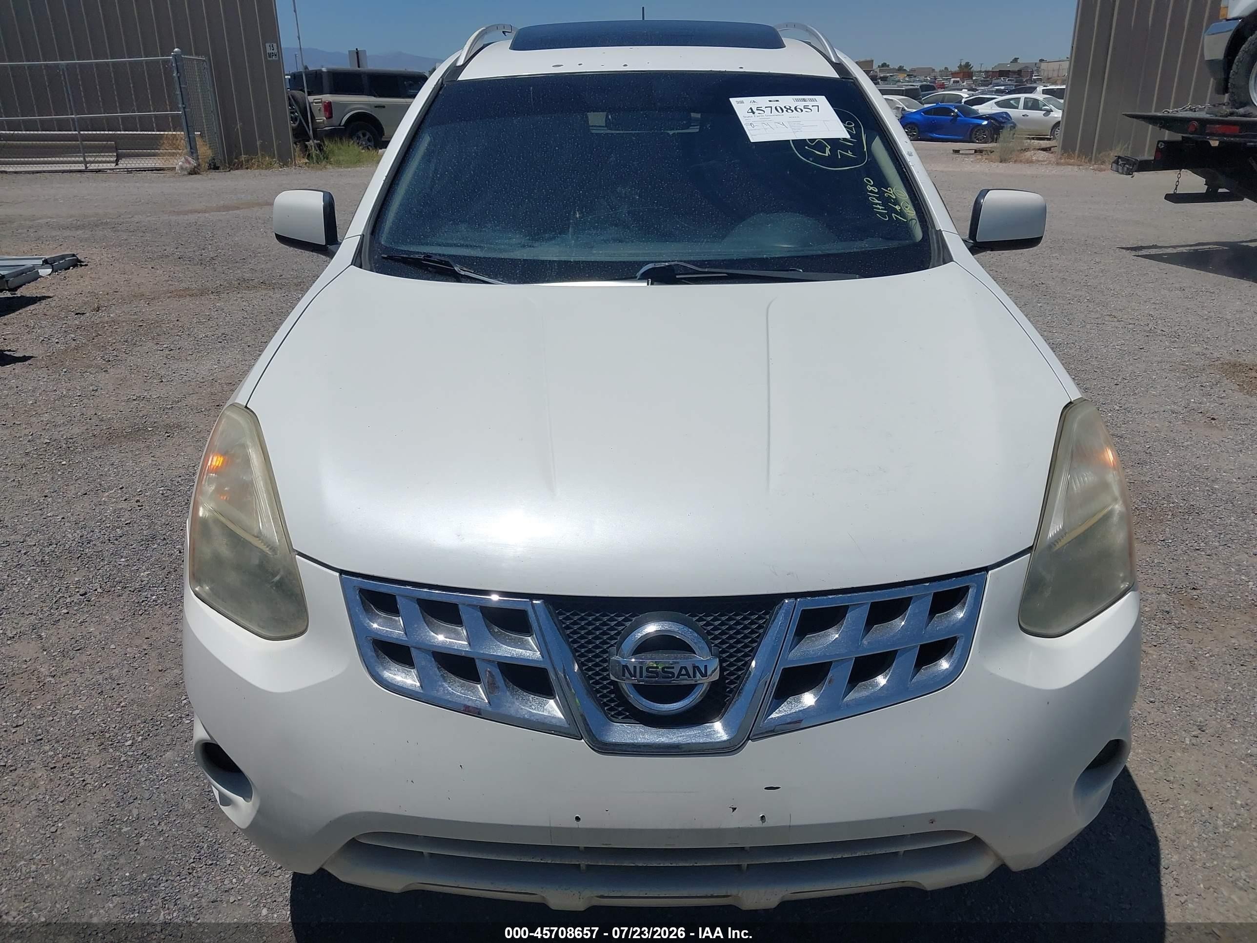 2011 Nissan Rogue Sv White vin: JN8AS5MT8BW170871