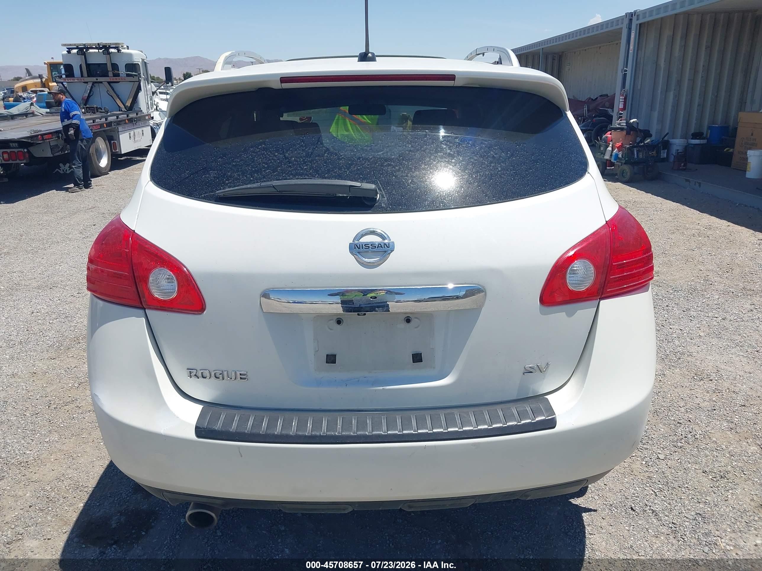 2011 Nissan Rogue Sv White vin: JN8AS5MT8BW170871