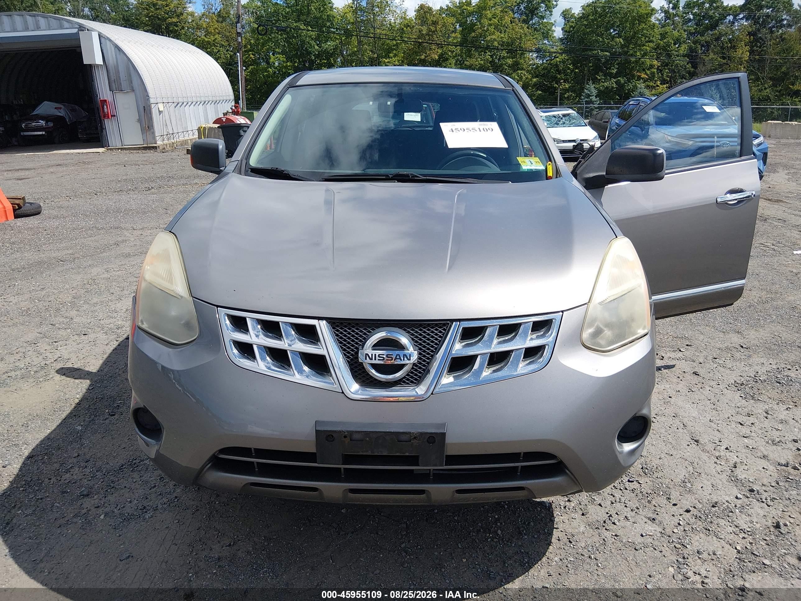 2011 Nissan Rogue S Серый vin: JN8AS5MT8BW172331