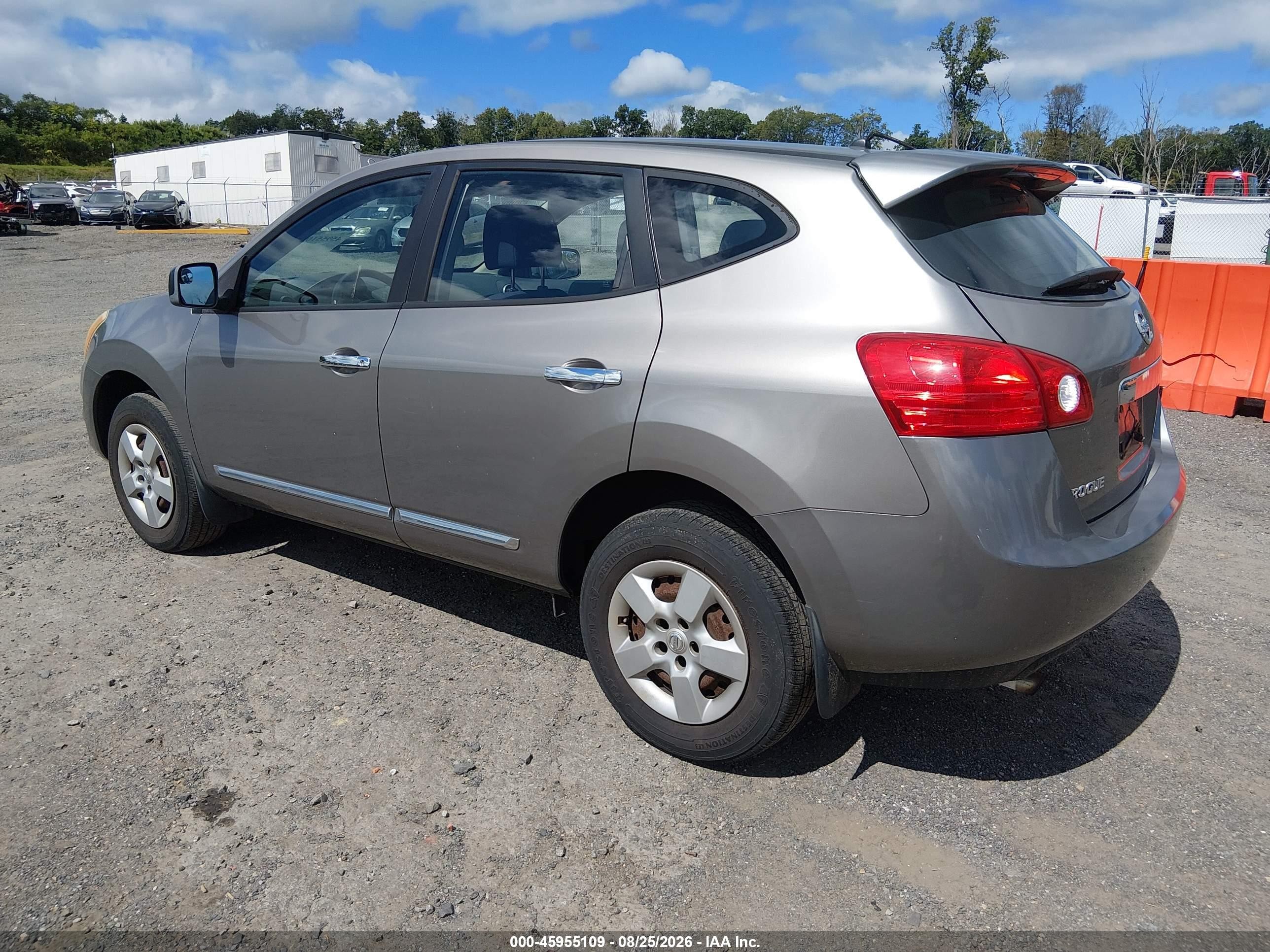 2011 Nissan Rogue S Серый vin: JN8AS5MT8BW172331