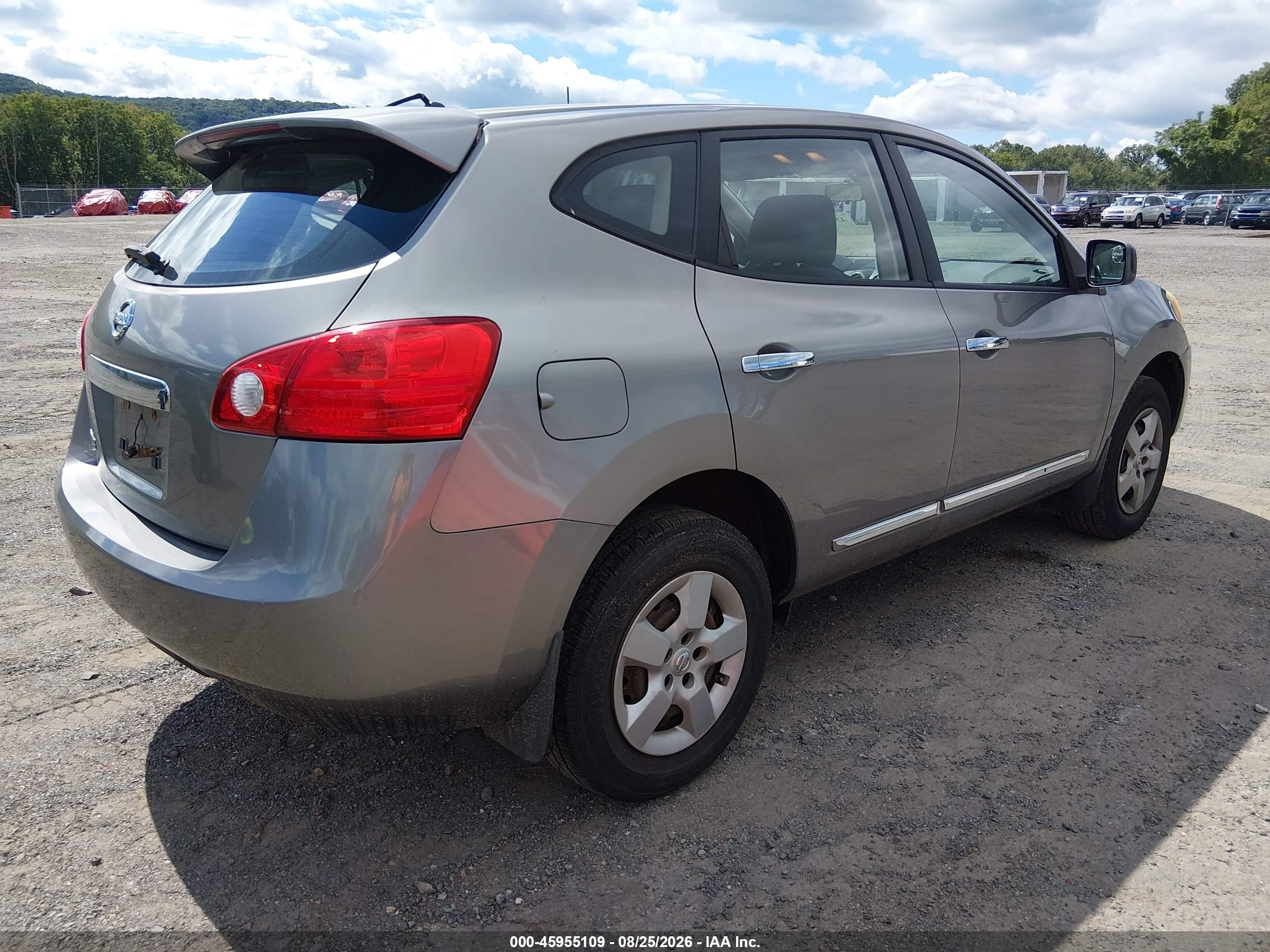 2011 Nissan Rogue S Серый vin: JN8AS5MT8BW172331