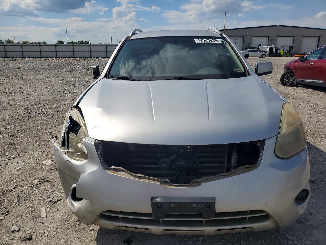 2011 Nissan Rogue S Silver vin: JN8AS5MT8BW172572