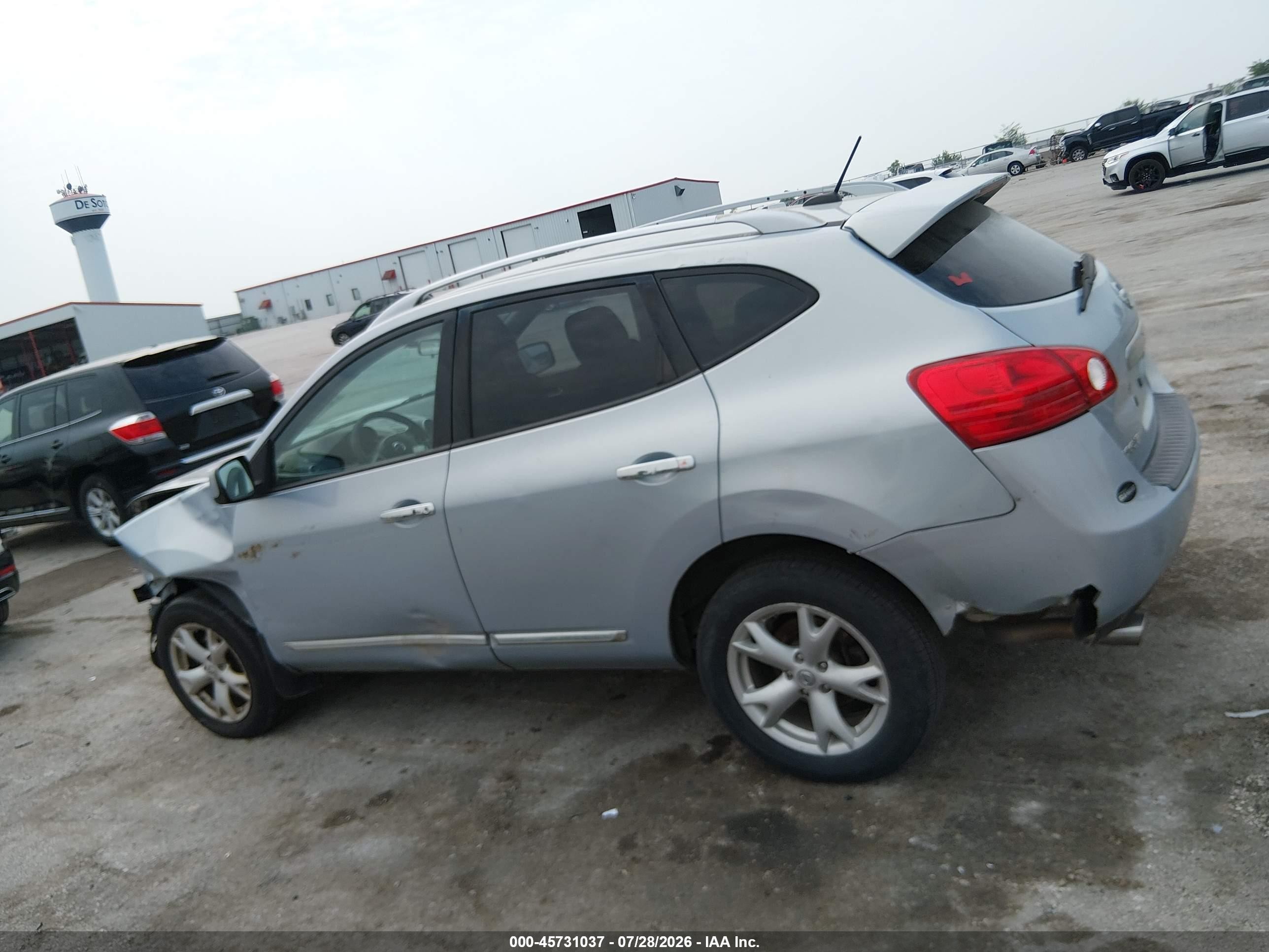 2011 Nissan Rogue Sv Light Blue vin: JN8AS5MT8BW177092