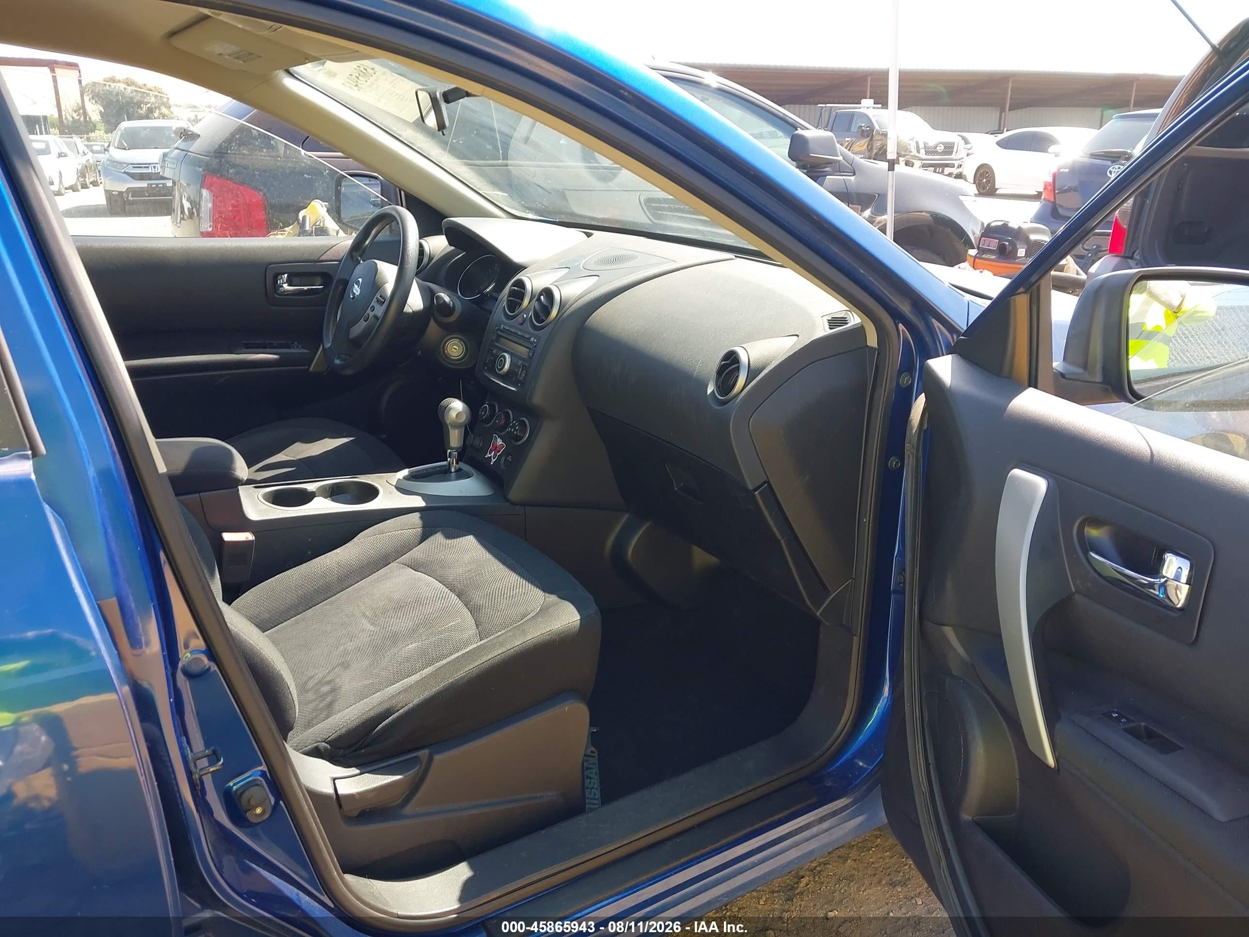 2011 Nissan Rogue S Синий vin: JN8AS5MT8BW181529