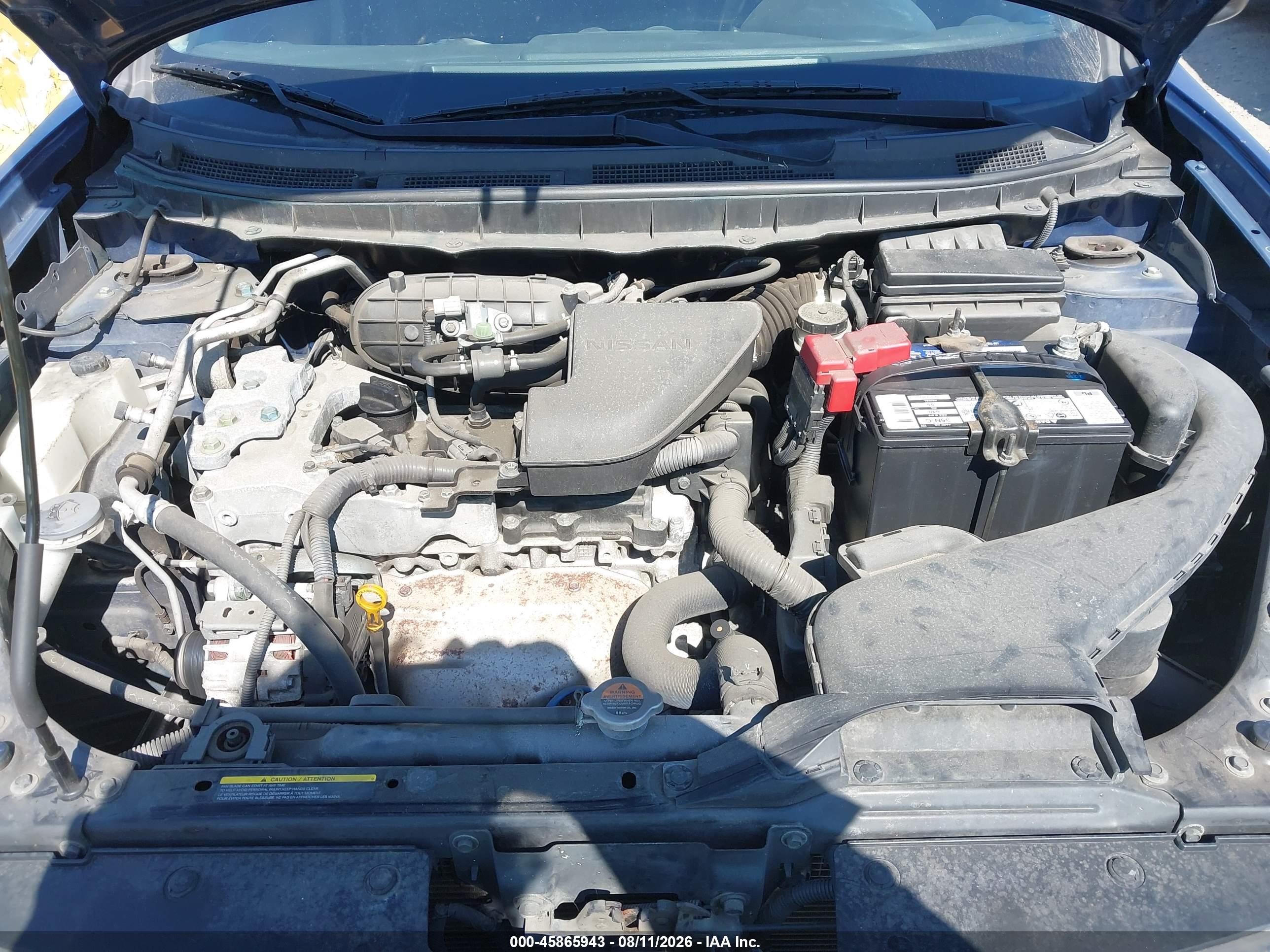2011 Nissan Rogue S Синий vin: JN8AS5MT8BW181529