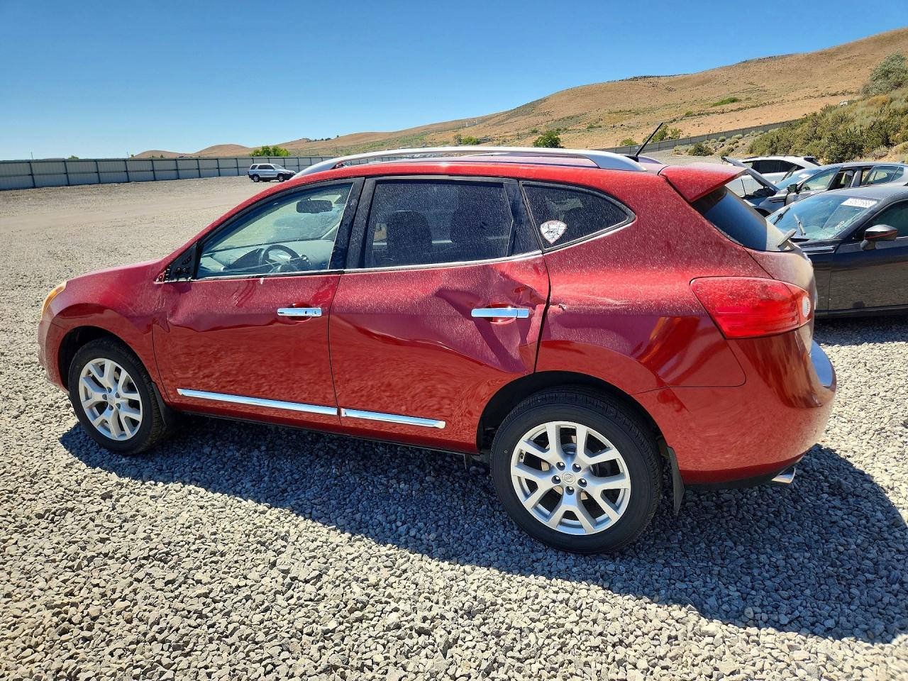 2011 Nissan Rogue S Темно-бордовый vin: JN8AS5MT8BW185483