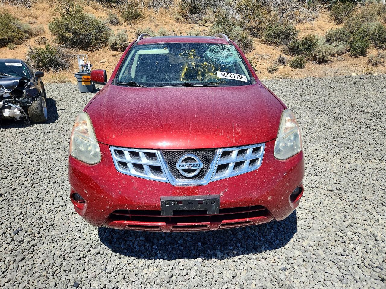 2011 Nissan Rogue S Темно-бордовый vin: JN8AS5MT8BW185483
