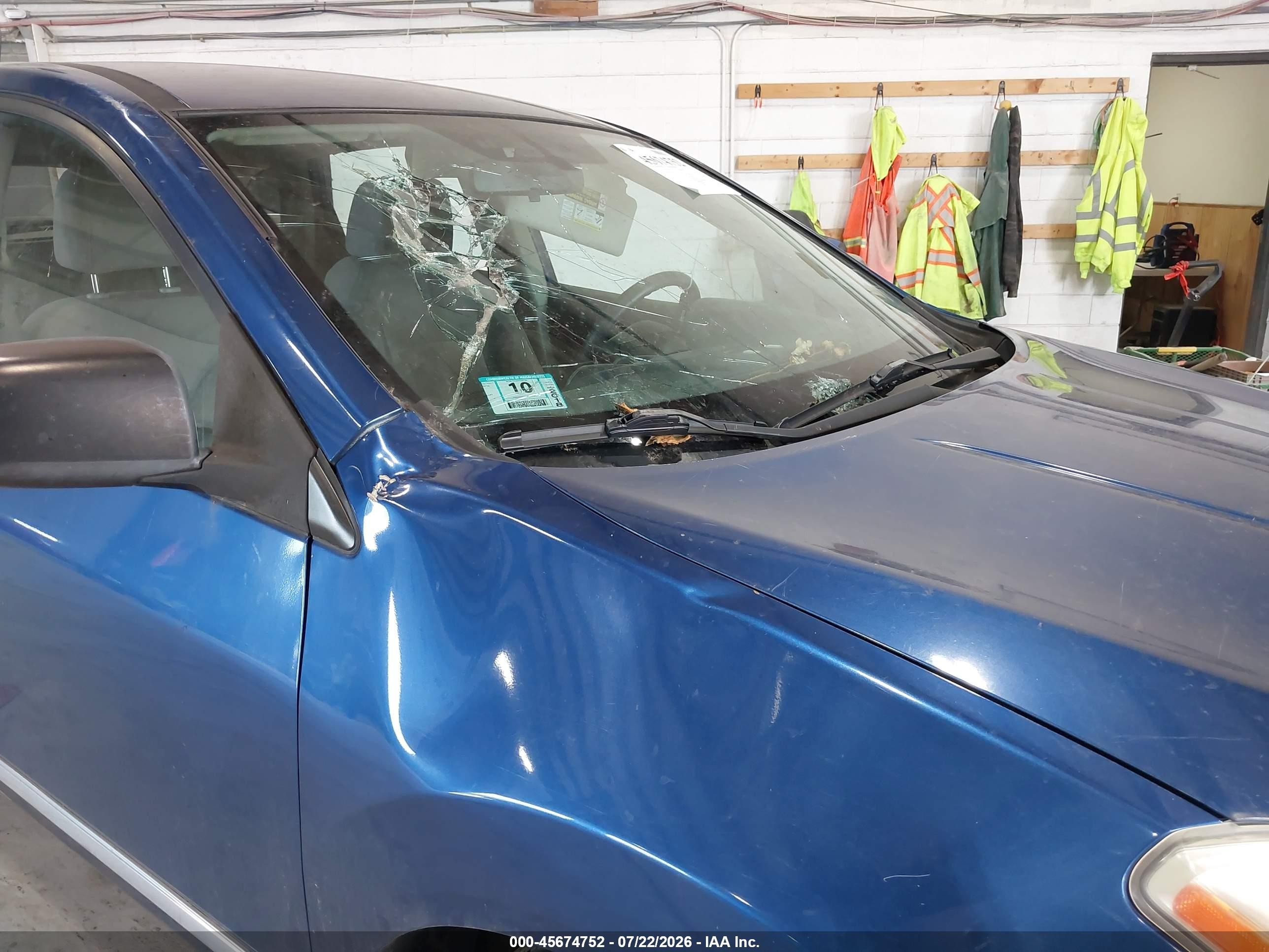 2011 Nissan Rogue S Синий vin: JN8AS5MT8BW187427