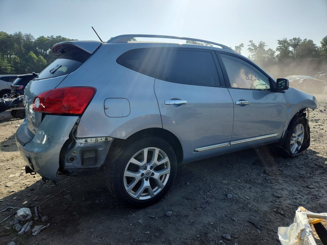 2011 Nissan Rogue S Blue vin: JN8AS5MT8BW189629
