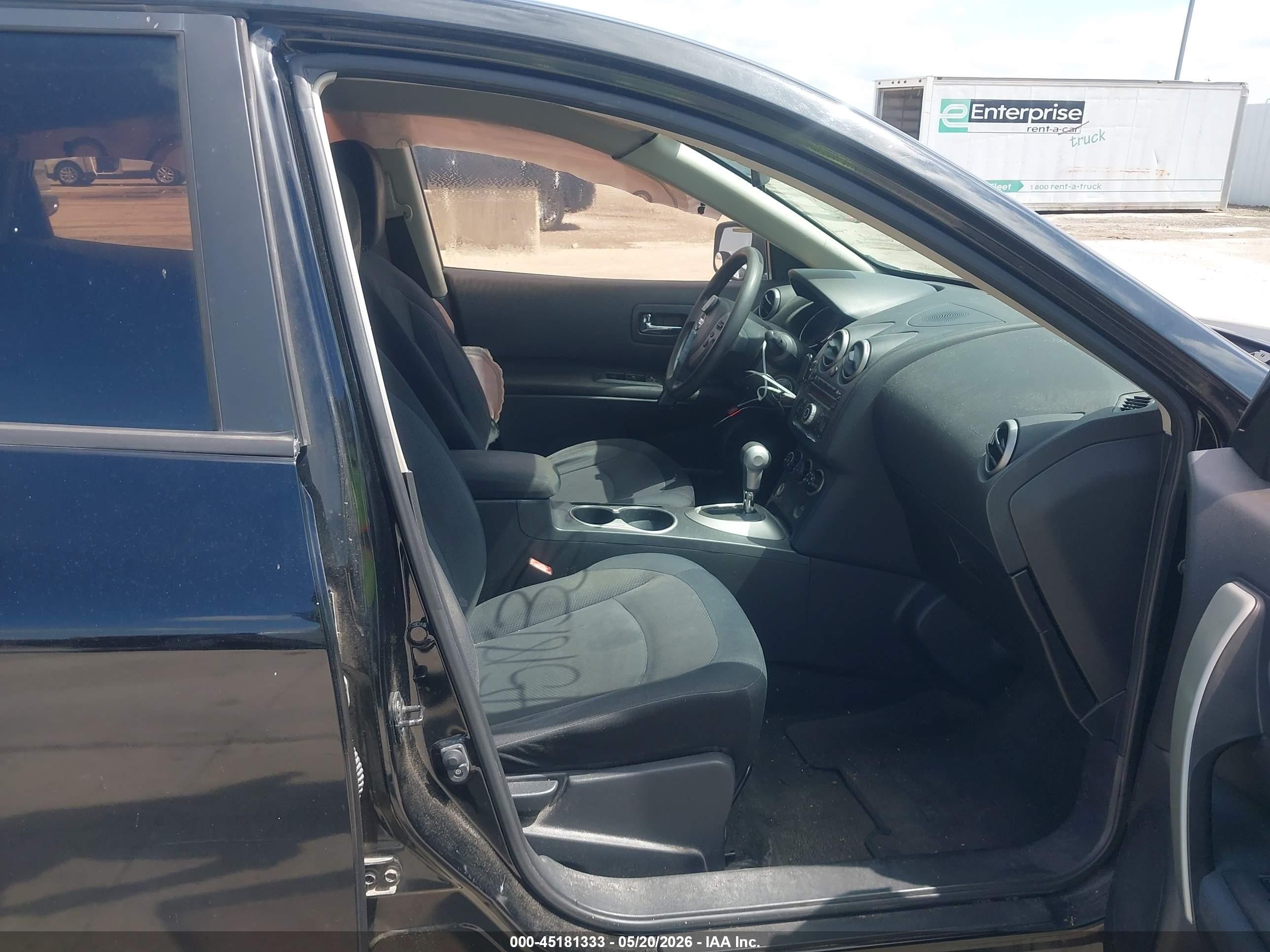 2011 Nissan Rogue S Black vin: JN8AS5MT8BW561583