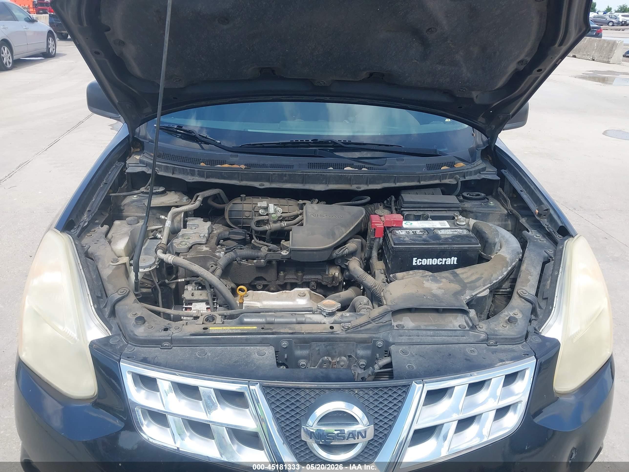 2011 Nissan Rogue S Black vin: JN8AS5MT8BW561583
