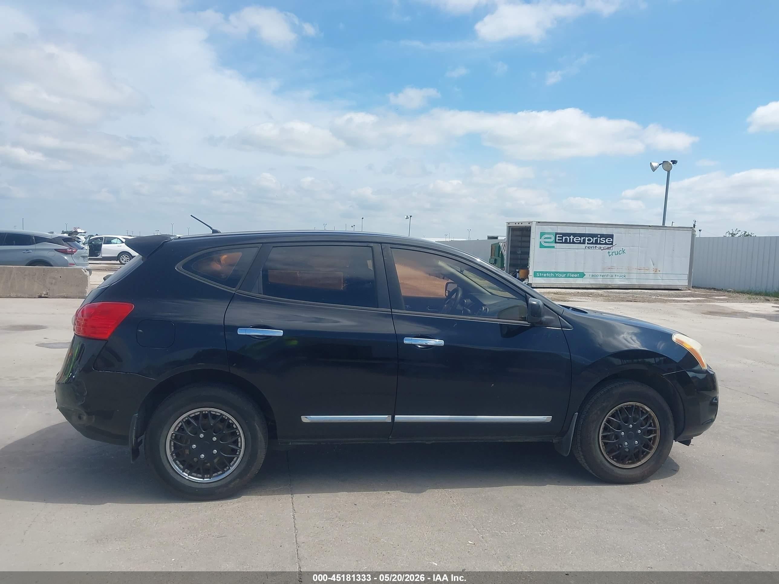 2011 Nissan Rogue S Black vin: JN8AS5MT8BW561583