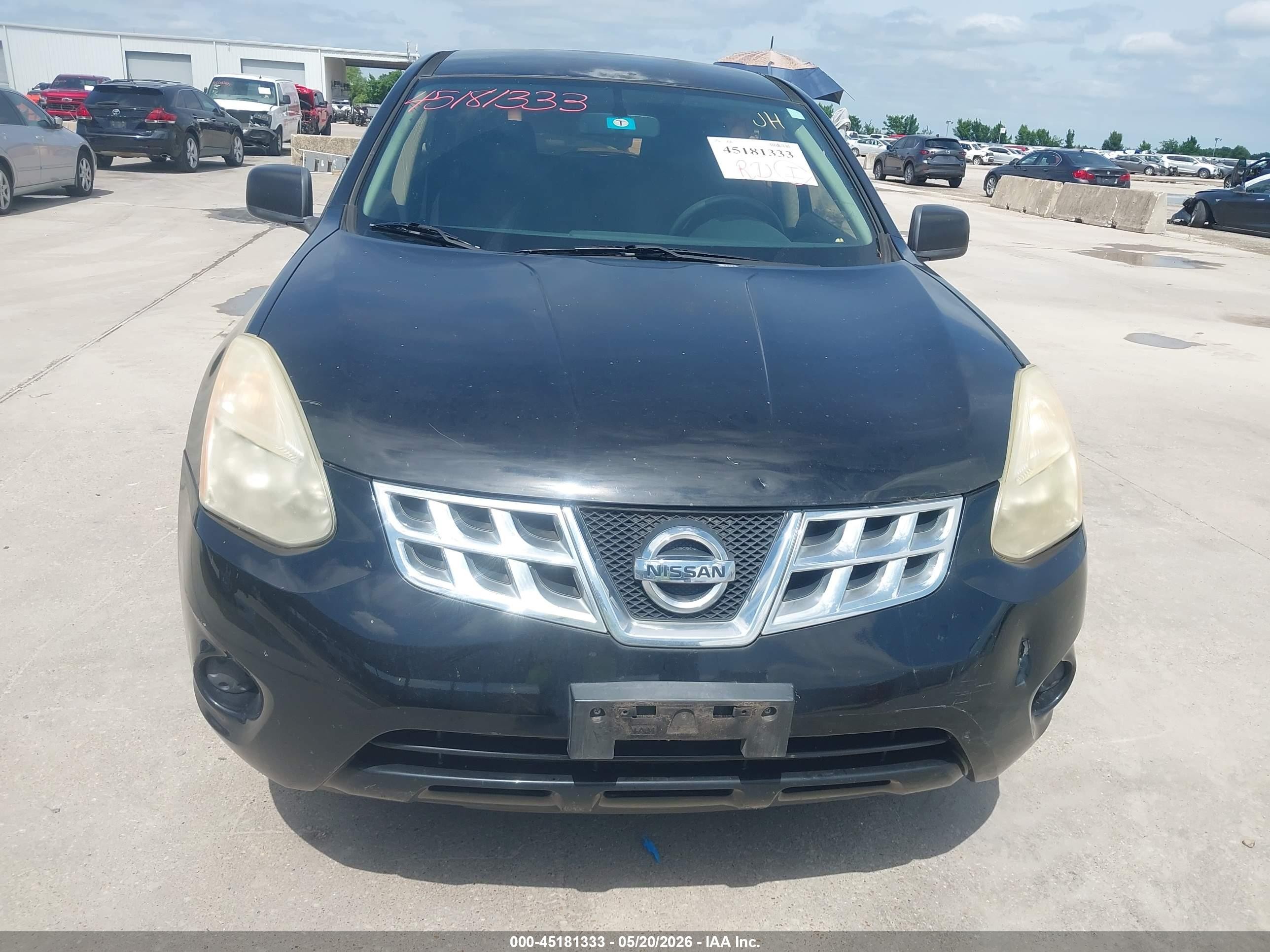 2011 Nissan Rogue S Black vin: JN8AS5MT8BW561583