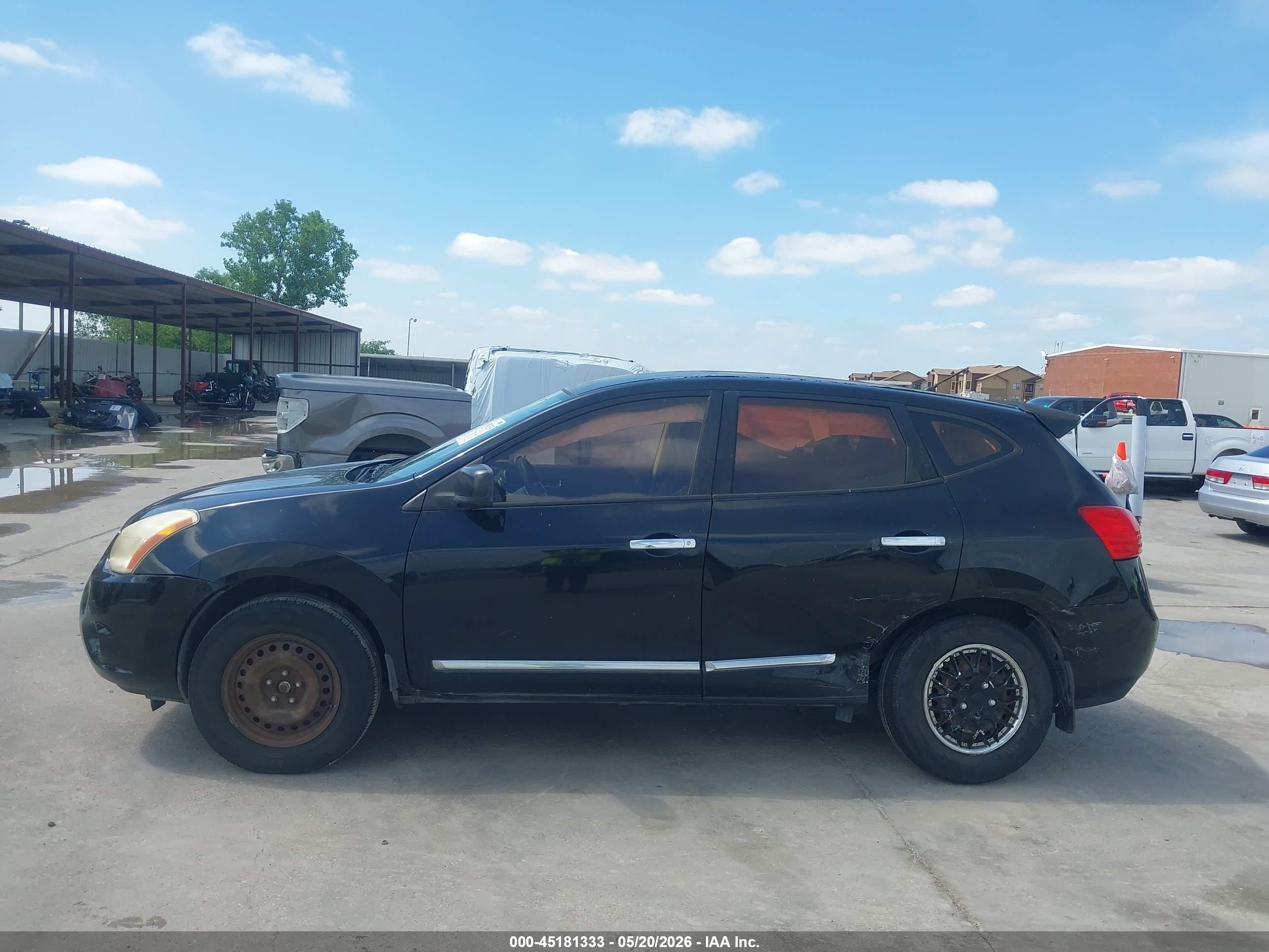 2011 Nissan Rogue S Black vin: JN8AS5MT8BW561583
