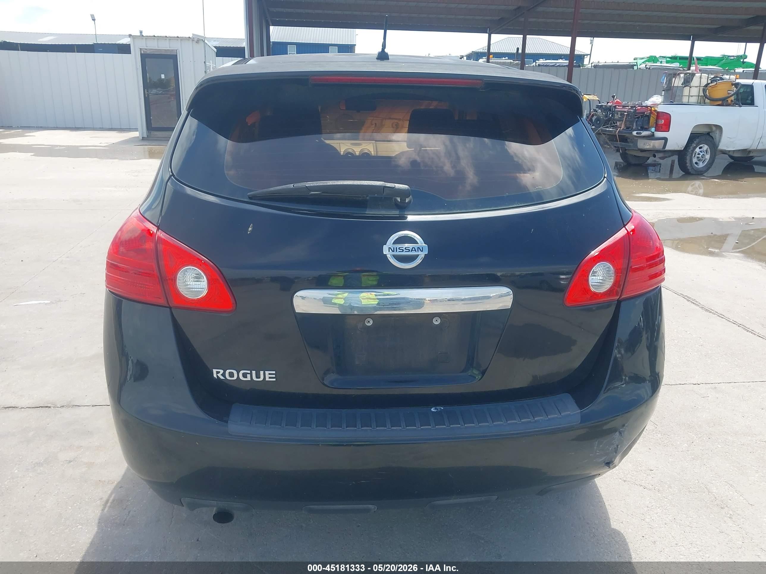 2011 Nissan Rogue S Black vin: JN8AS5MT8BW561583