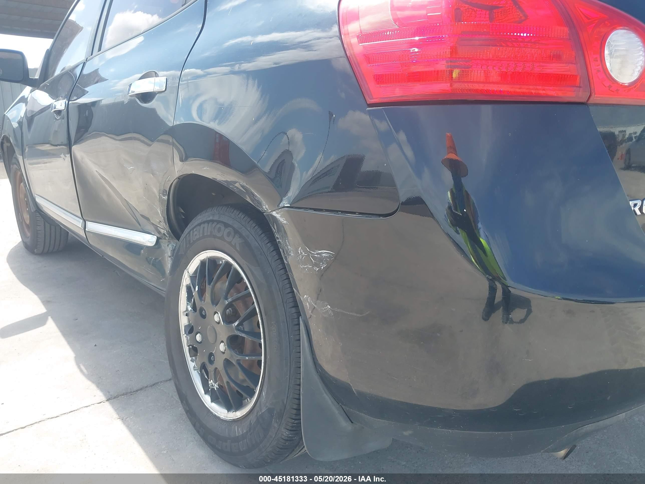 2011 Nissan Rogue S Black vin: JN8AS5MT8BW561583