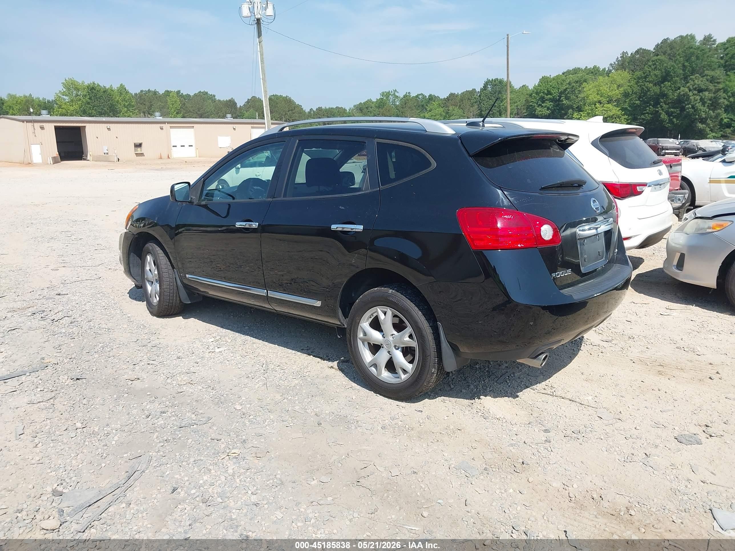 2011 Nissan Rogue Sv Black vin: JN8AS5MT8BW577525