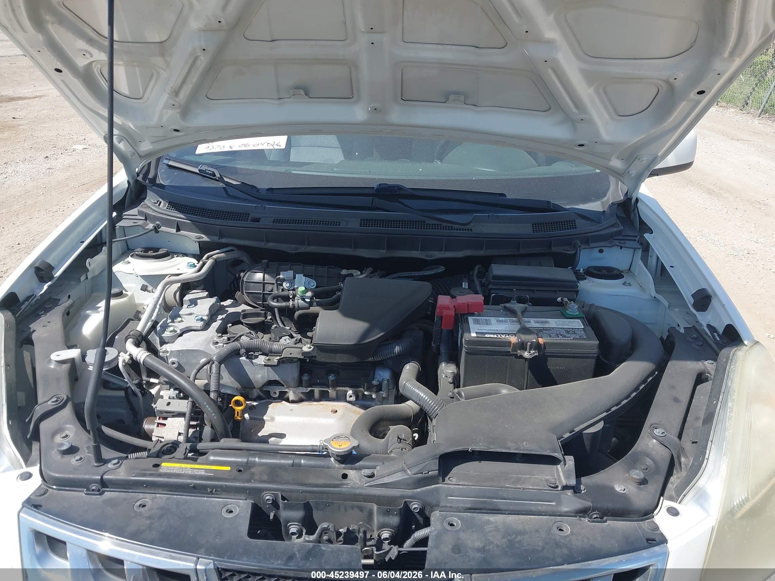 2012 Nissan Rogue Sv White vin: JN8AS5MT8CW250298