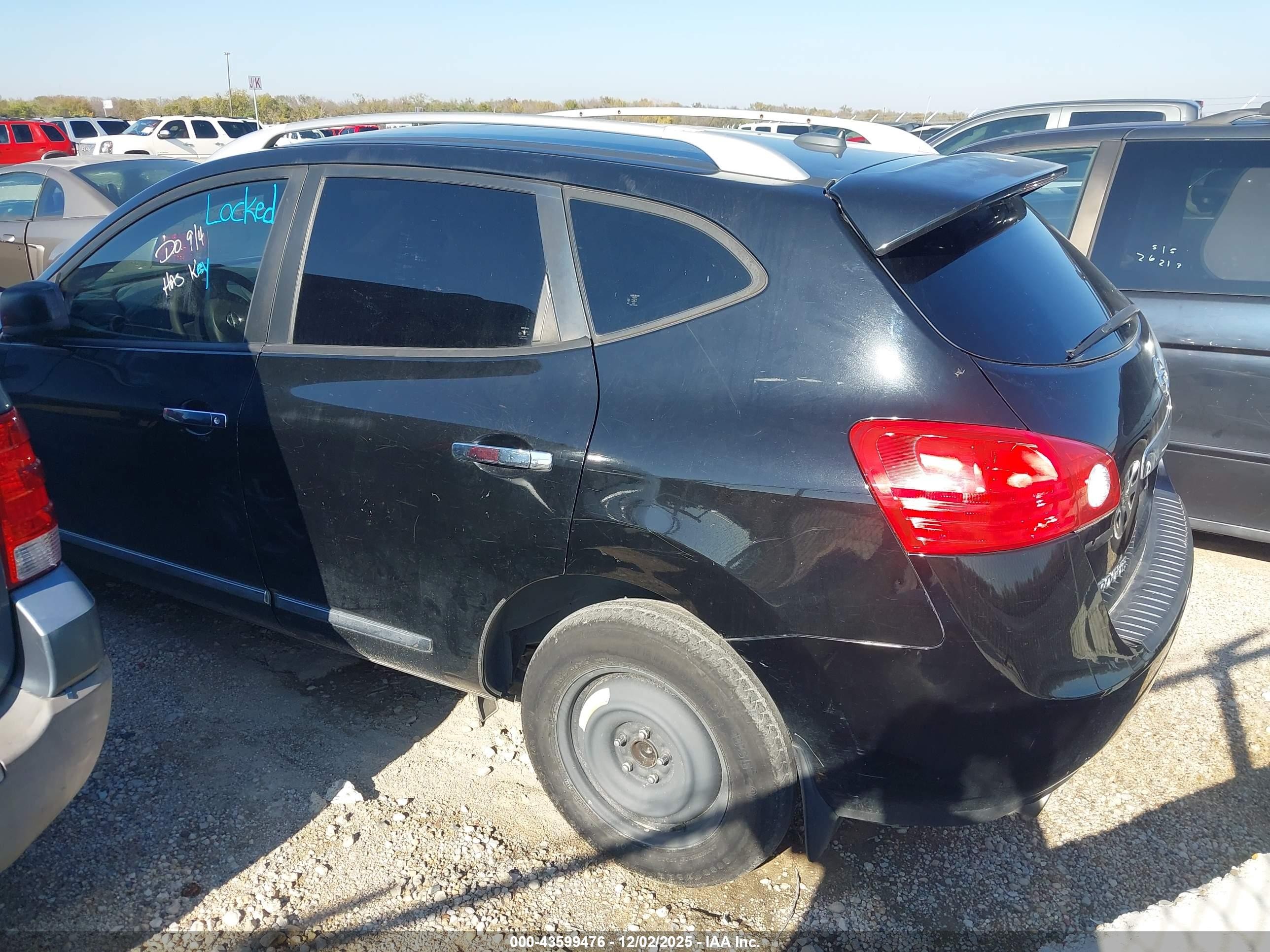 2012 Nissan Rogue Sv Black vin: JN8AS5MT8CW252682