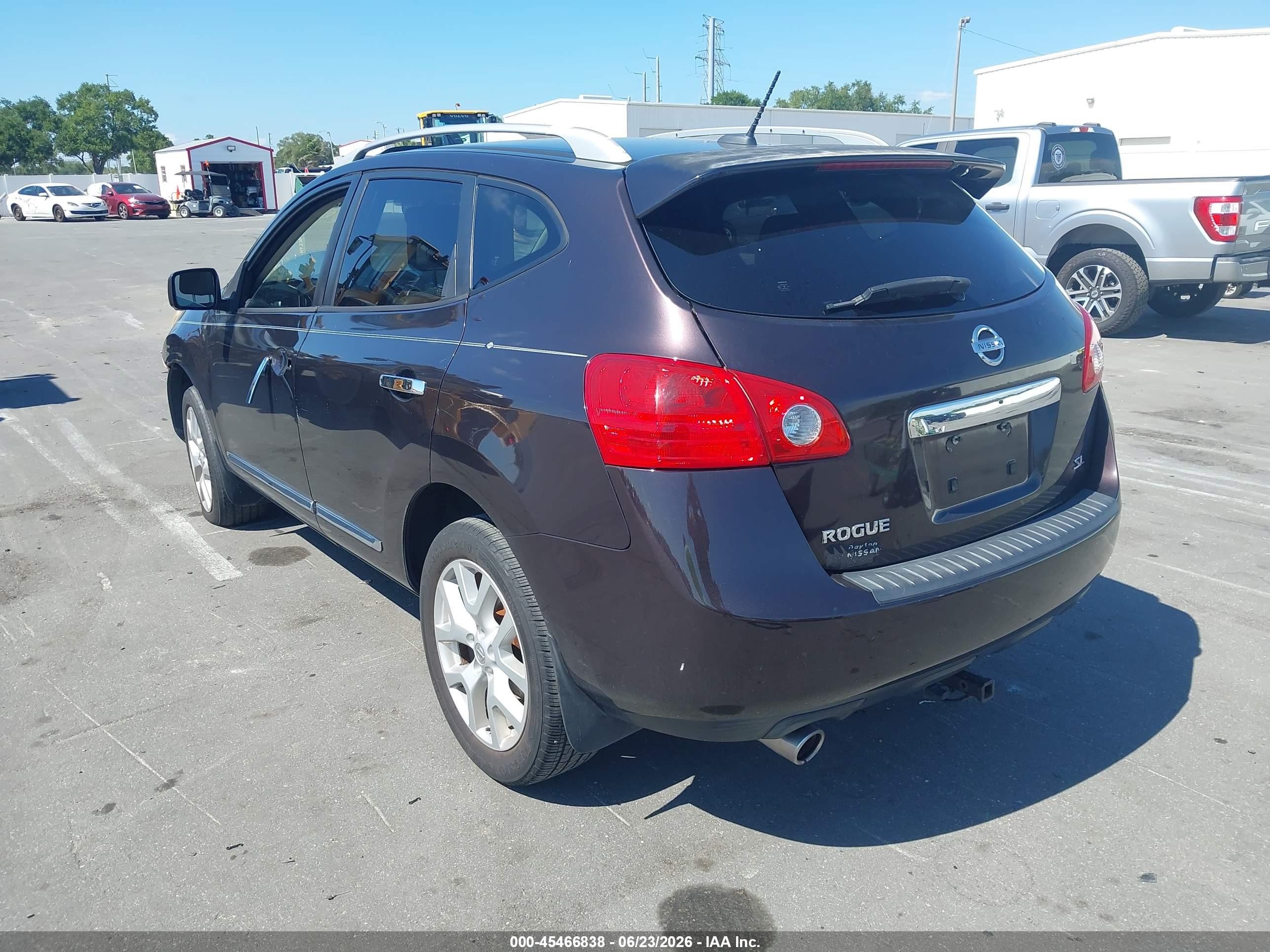 2012 Nissan Rogue Sv W/sl Pkg Purple vin: JN8AS5MT8CW253024