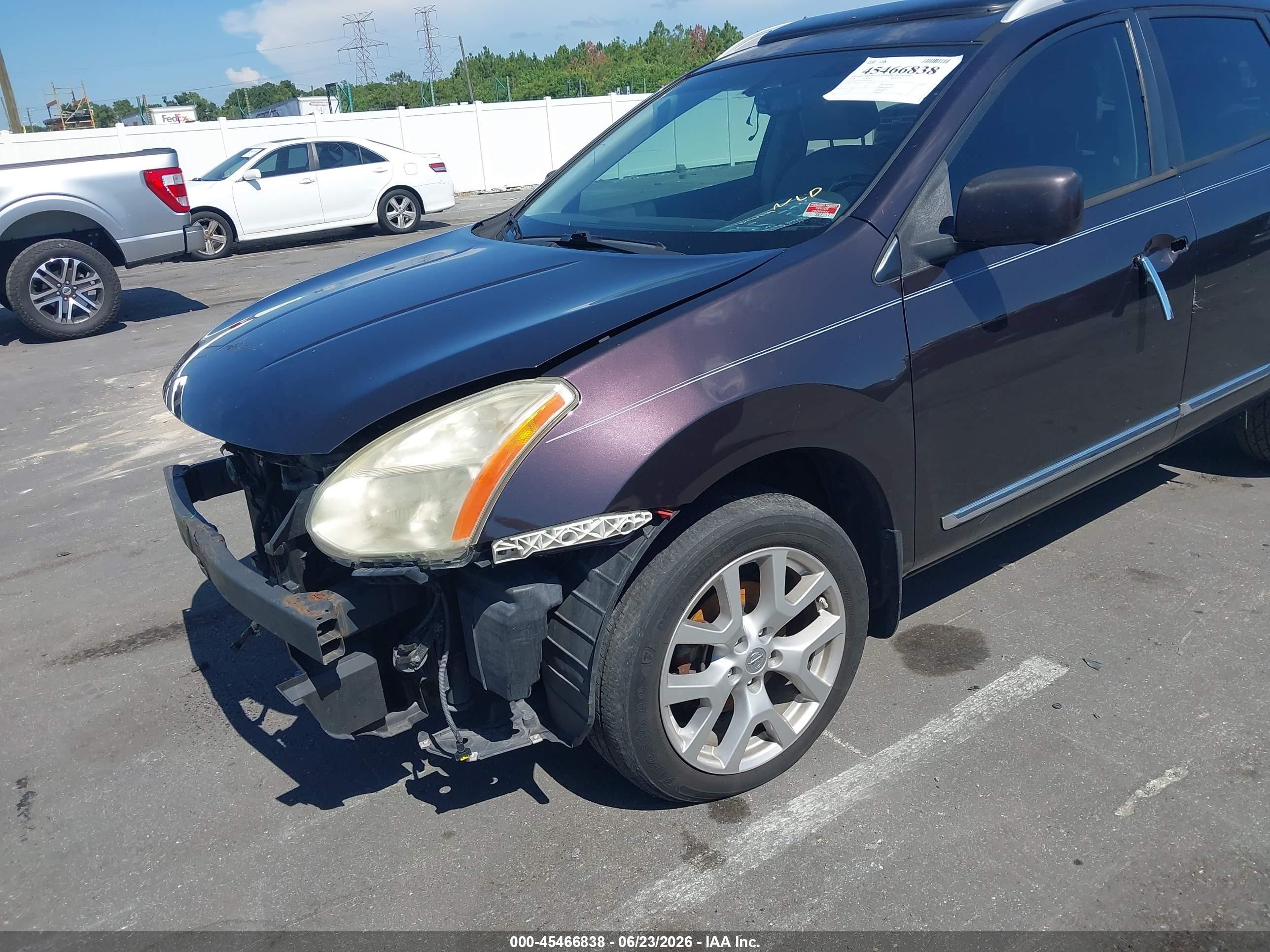 2012 Nissan Rogue Sv W/sl Pkg Purple vin: JN8AS5MT8CW253024