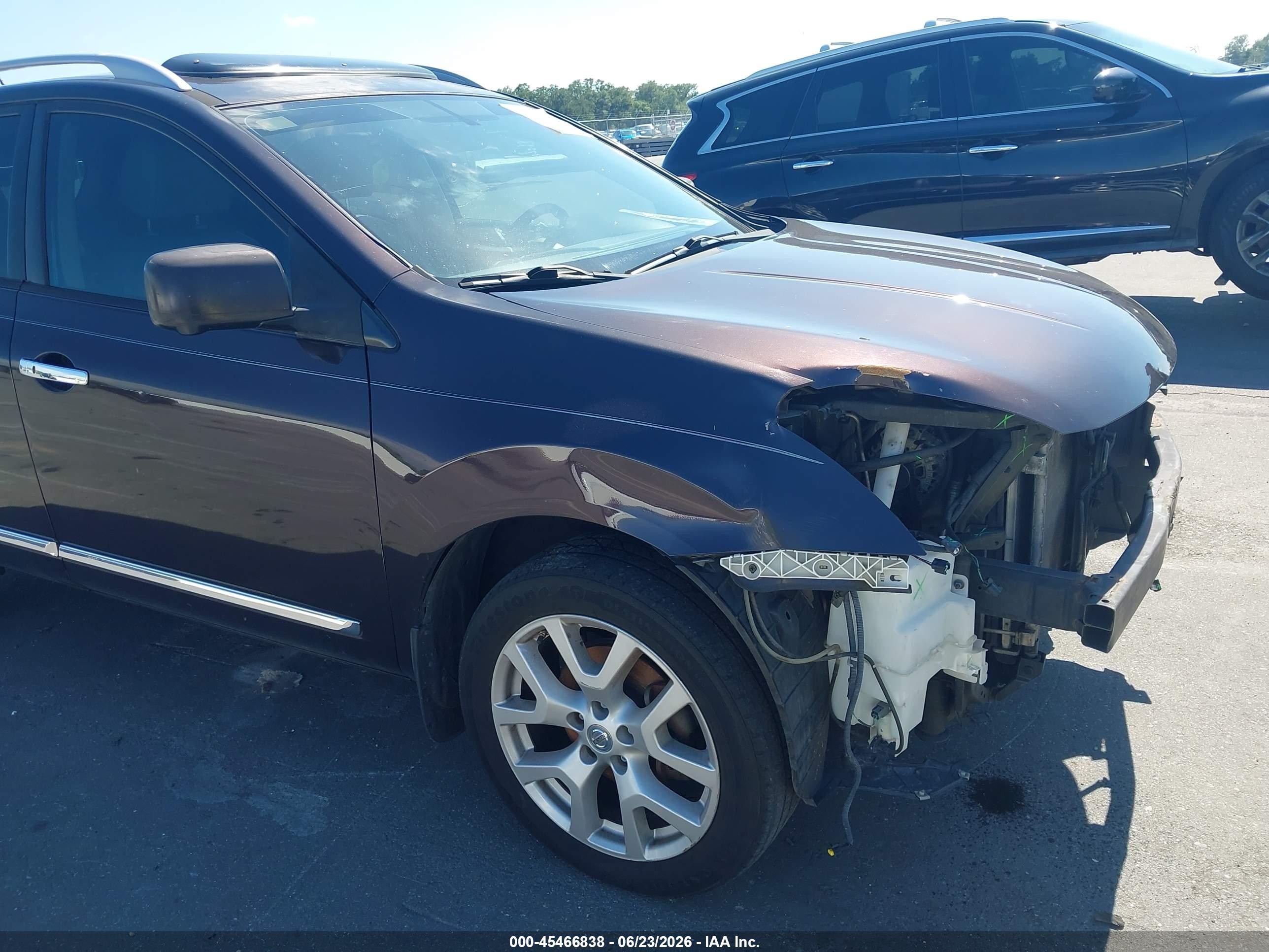 2012 Nissan Rogue Sv W/sl Pkg Purple vin: JN8AS5MT8CW253024