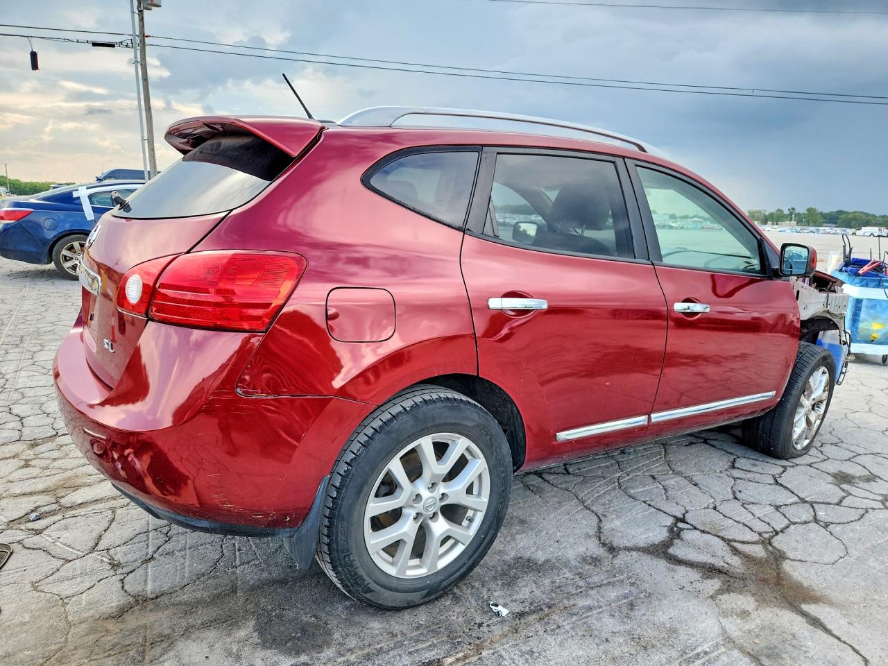 2012 Nissan Rogue S Red vin: JN8AS5MT8CW254397