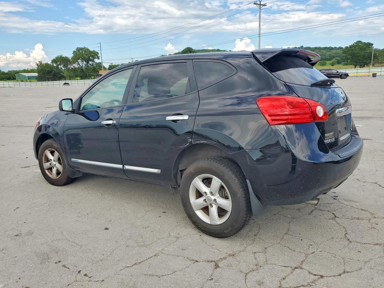 2012 Nissan Rogue S Черный vin: JN8AS5MT8CW260233