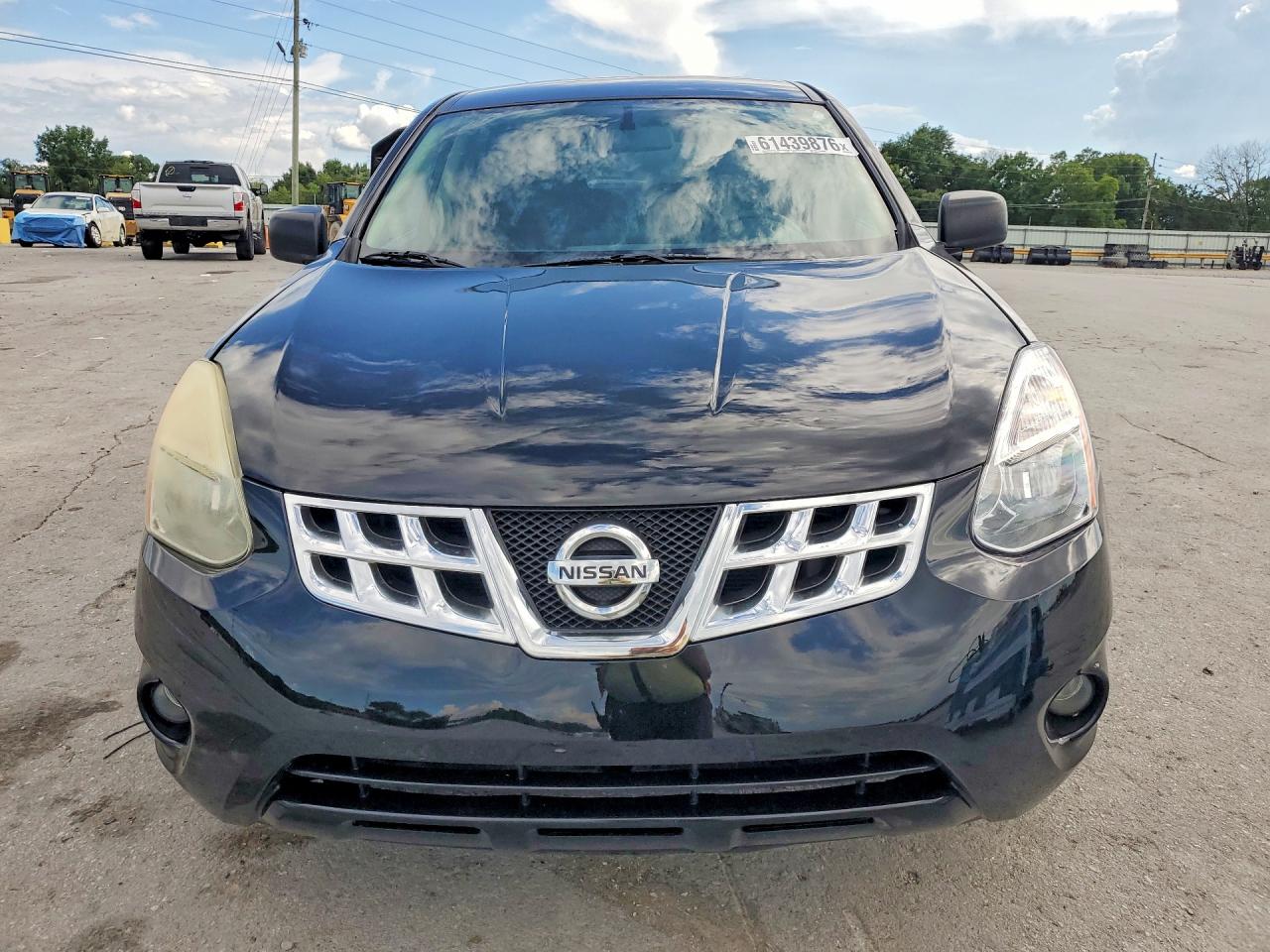 2012 Nissan Rogue S Черный vin: JN8AS5MT8CW260233