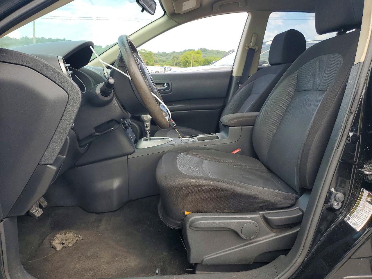 2012 Nissan Rogue S Черный vin: JN8AS5MT8CW260233